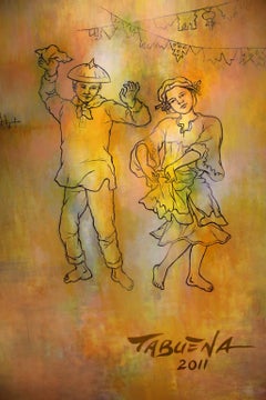 Philippines Traditions, Acrylic on Canvas, Modern Art, México 2011