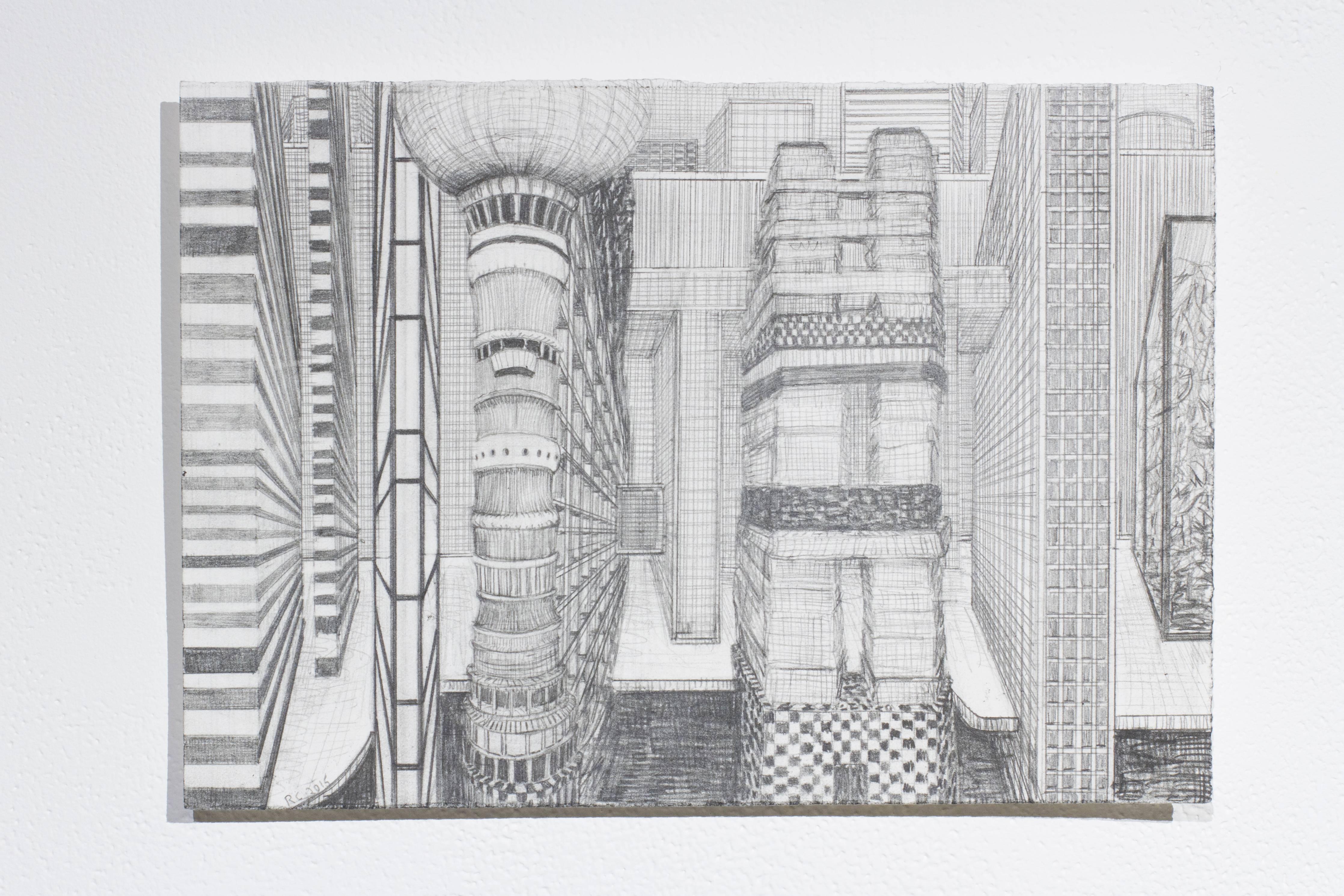 Robbie Cornelissen Abstract Drawing - Capacious Memory (XVII)