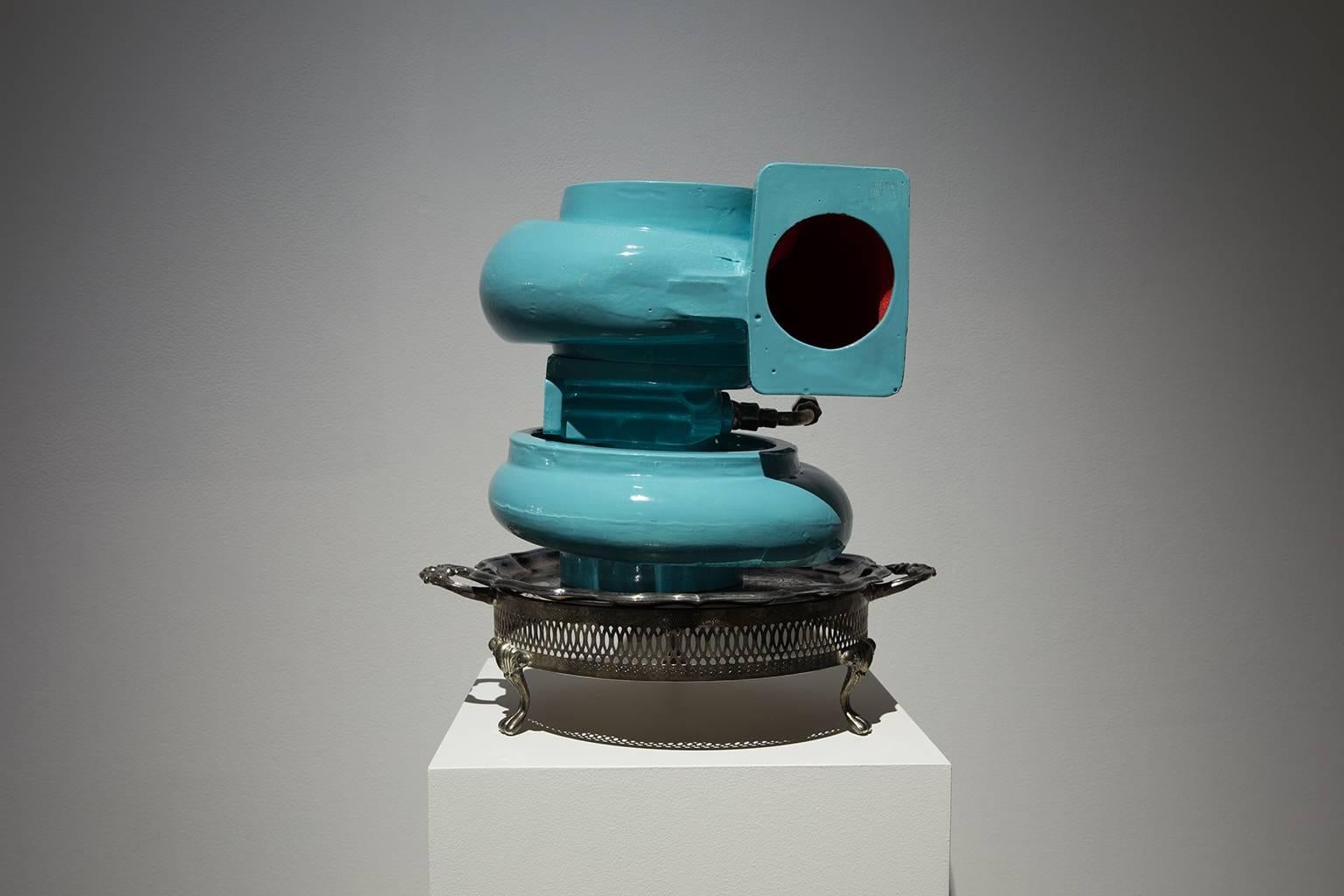 Clint Neufeld Figurative Sculpture - Detroit Diesel Hydraulic Pump