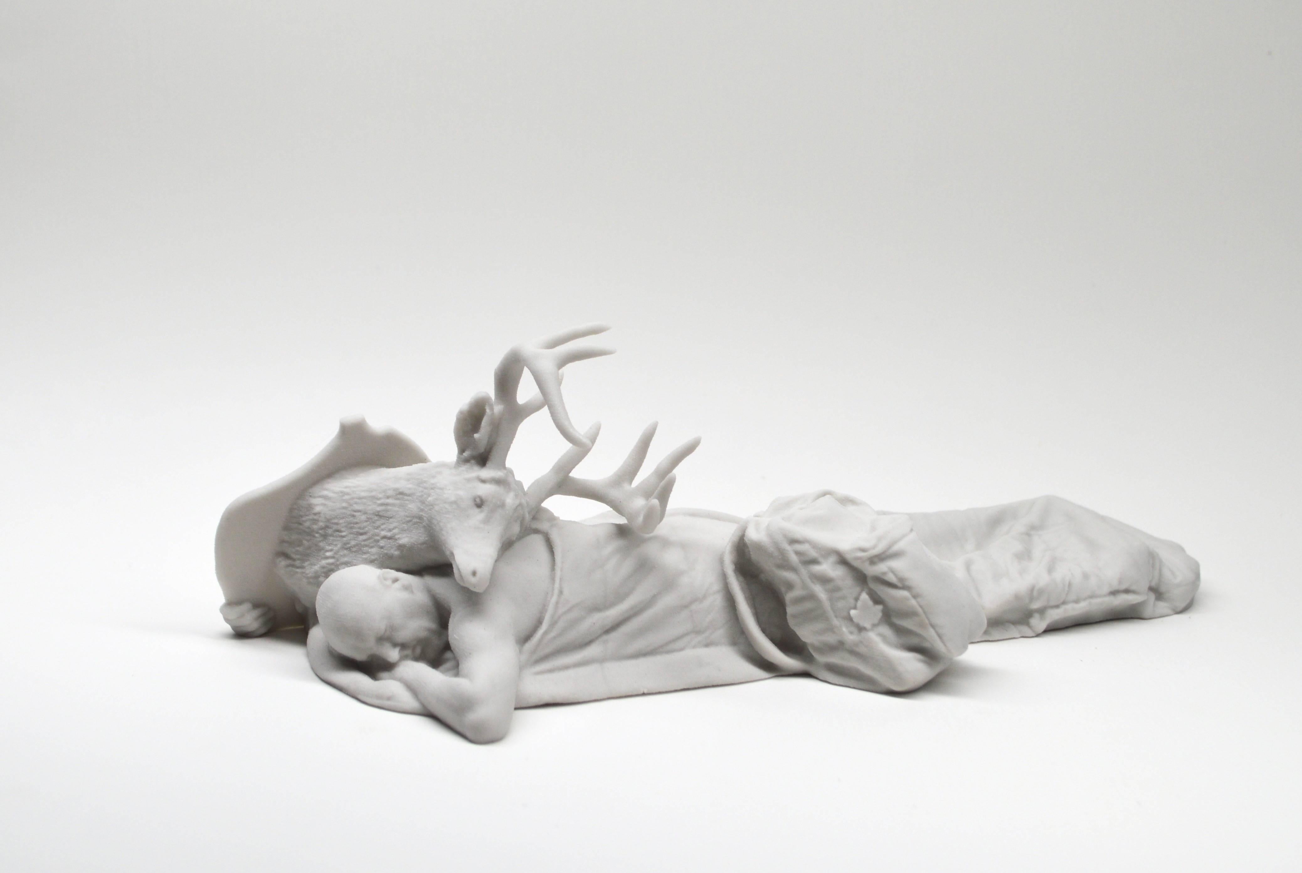 Nicholas Crombach Figurative Sculpture – Jäger #1