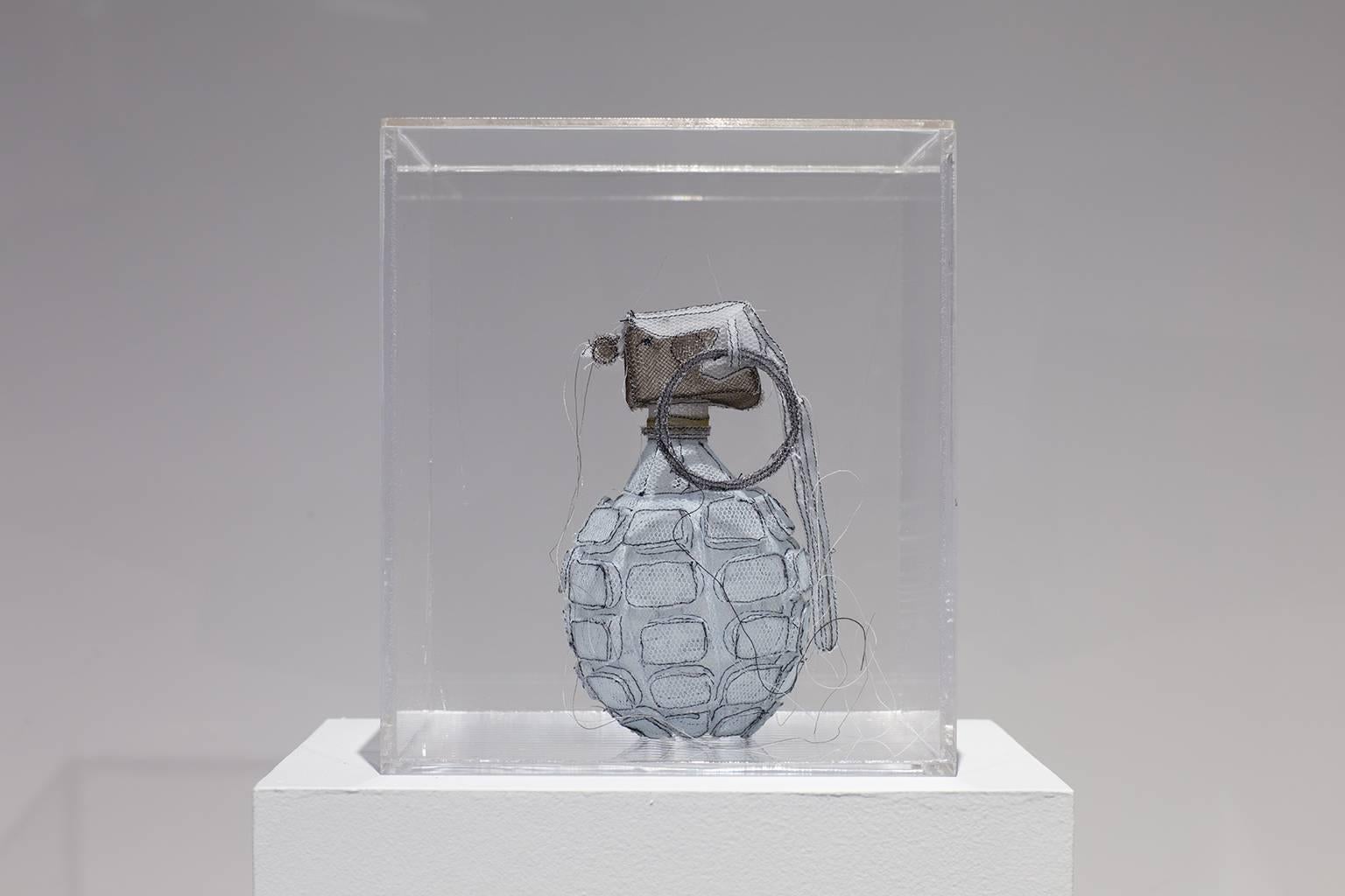 Jannick Deslauriers Figurative Sculpture - Reliques: Grenade