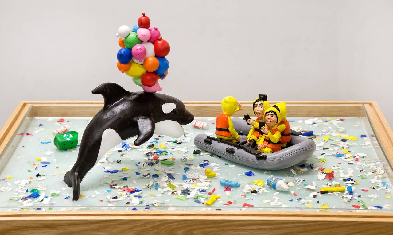 Karine Giboulo Figurative Sculpture - Killer Whale