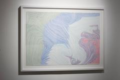 74.09ºS, 179.90ºW Abstract Drawing, Large Scale, Signed, 44x33 in