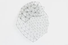 Multiply Connected Triangle II, Abstract Metal Sculpture, 21st Century