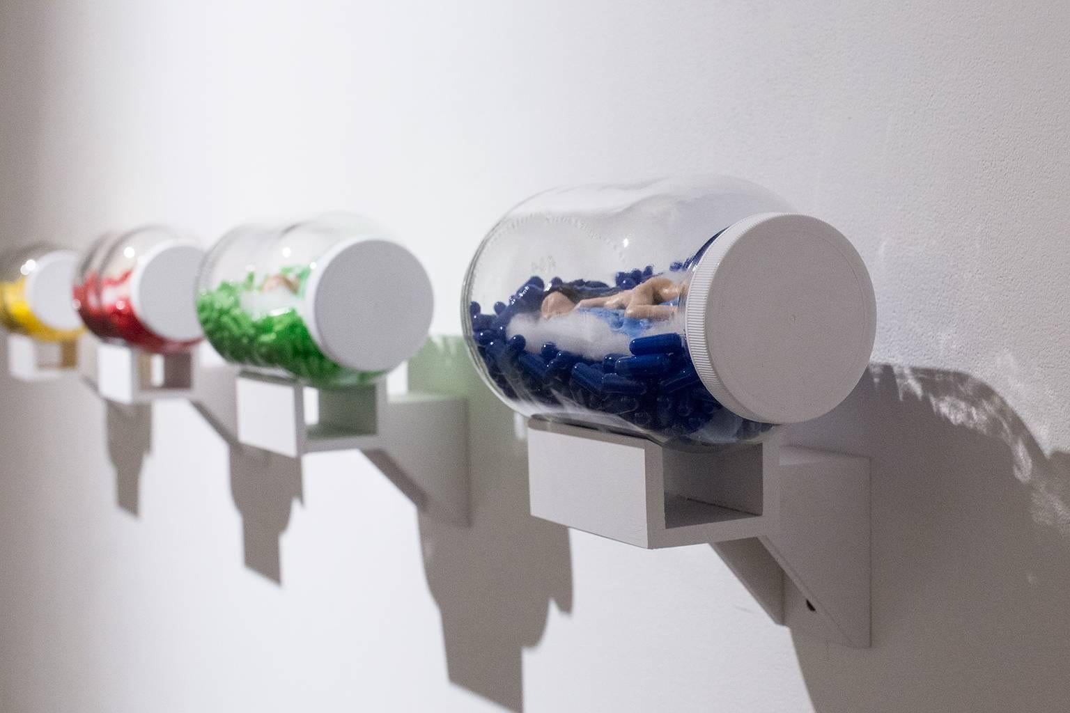 Pain Killer (rouge) - Sculpture de Karine Giboulo
