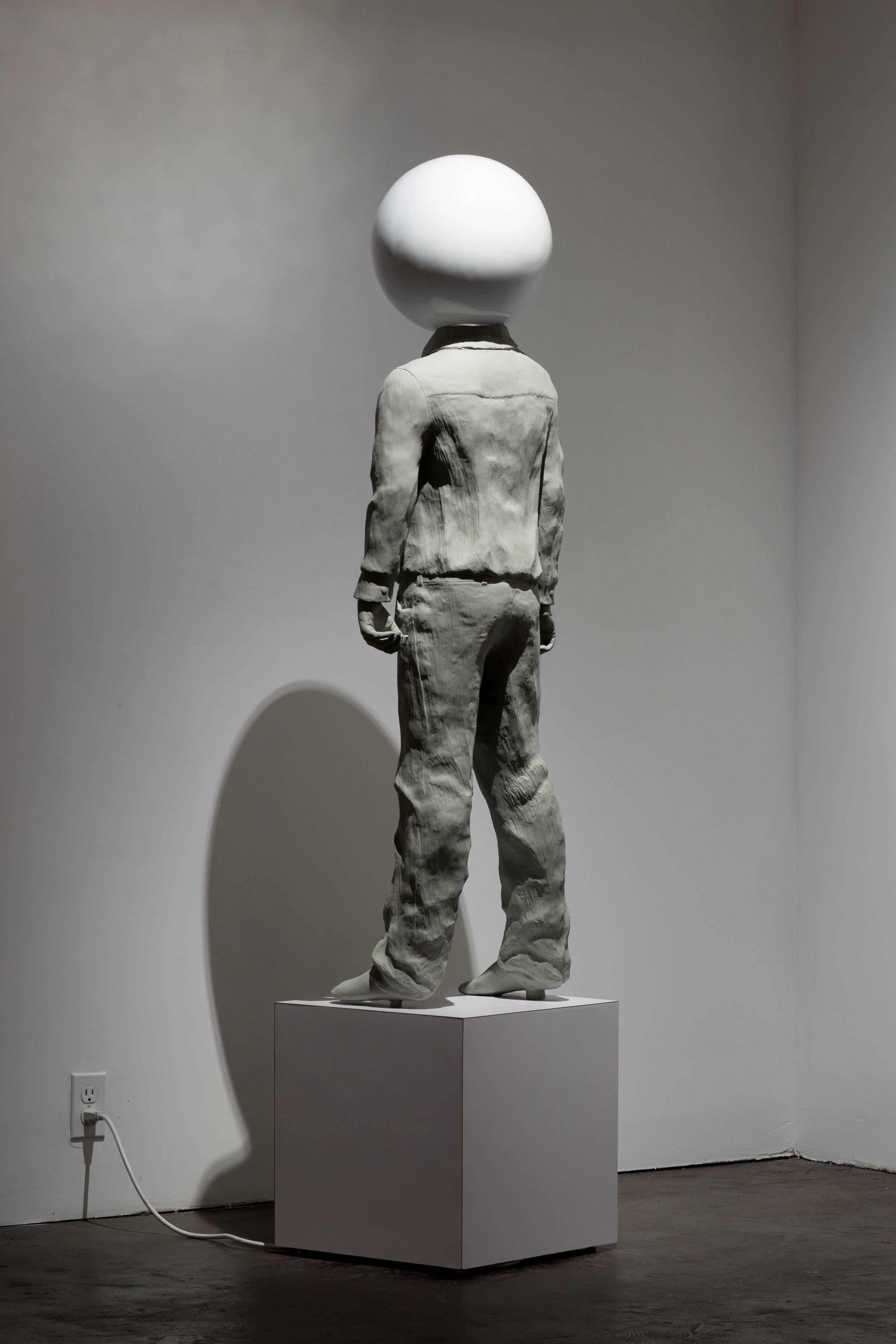 Illumination, Version 1 - Brown Figurative Sculpture by Brandon Vickerd