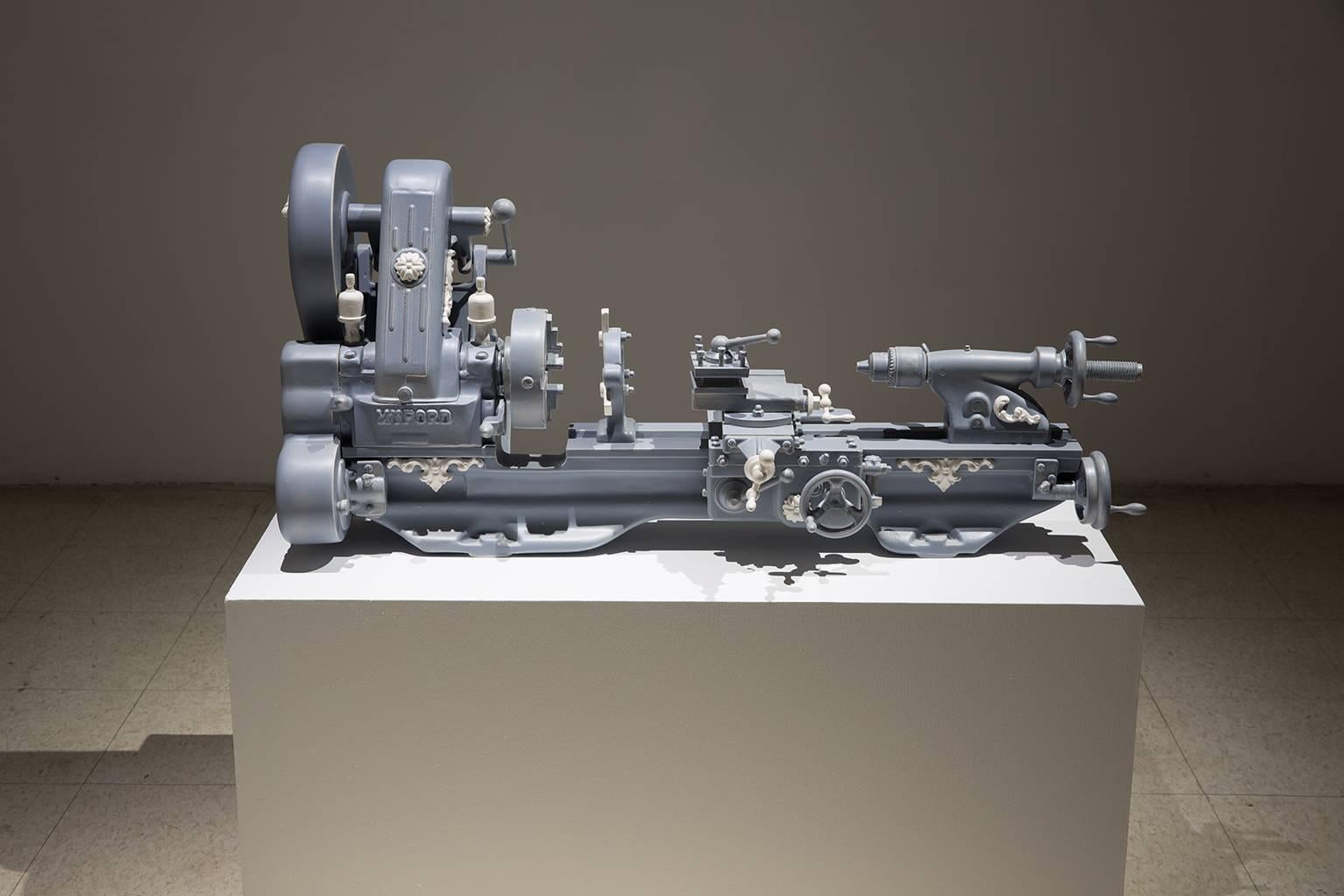Satin lathe - Contemporary Sculpture by Clint Neufeld