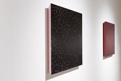 Beyond Recall: Abstract Oil Painting on Wood Panel, 20x20 Inches