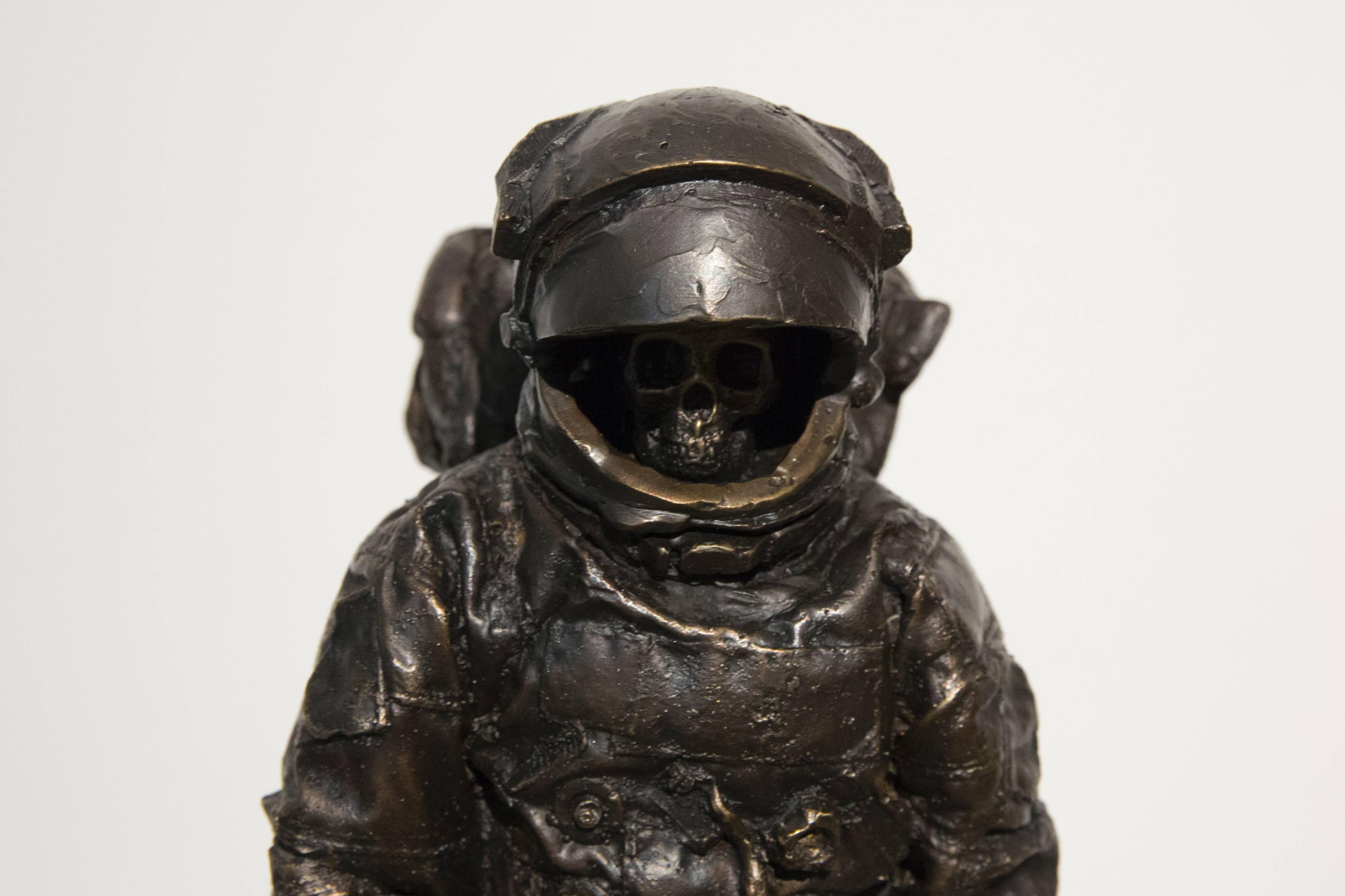 Little Dead Astronaut - Sculpture by Brandon Vickerd