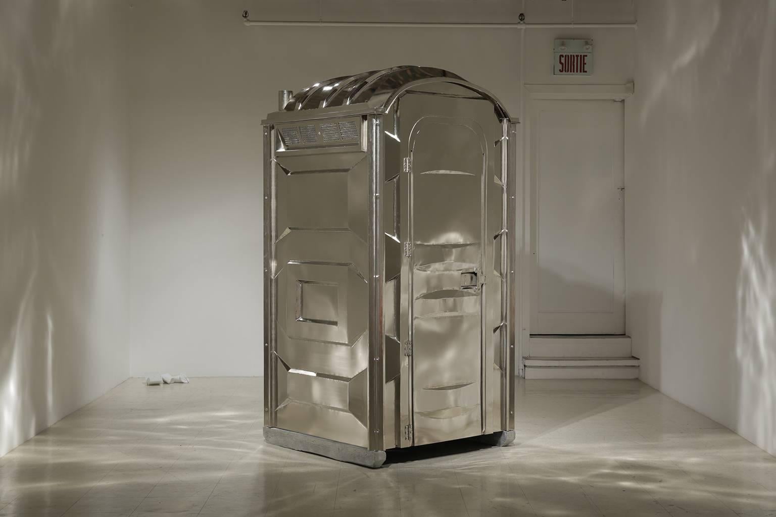 Port-O-Potty - Sculpture by Zeke Moores