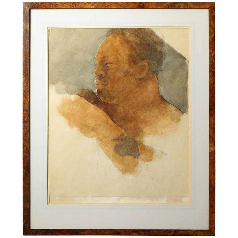 George Dureau Portrait Painting - Black Boxer
