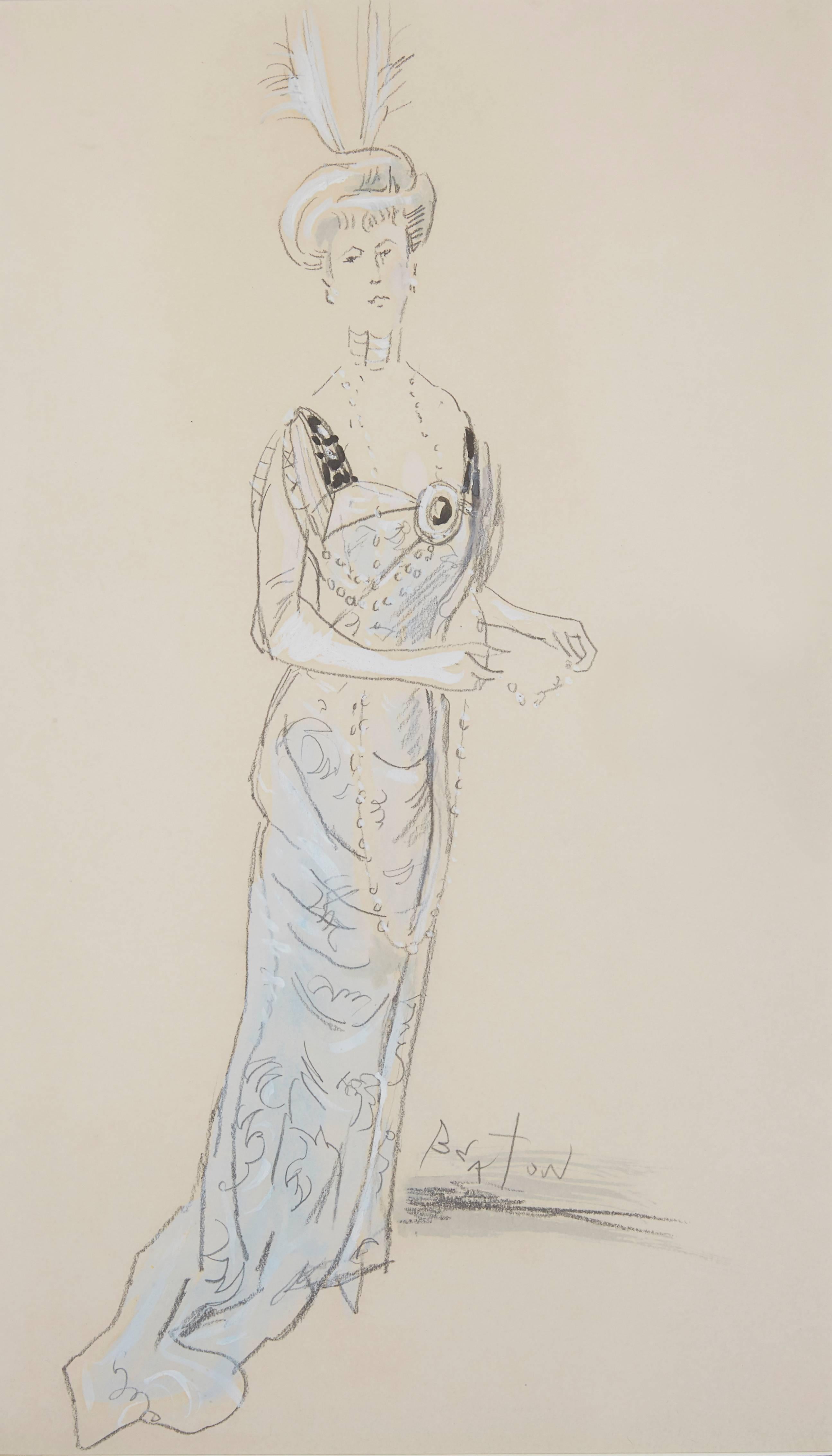 Cecil Beaton Portrait - Costume Design for Mrs. Higgins