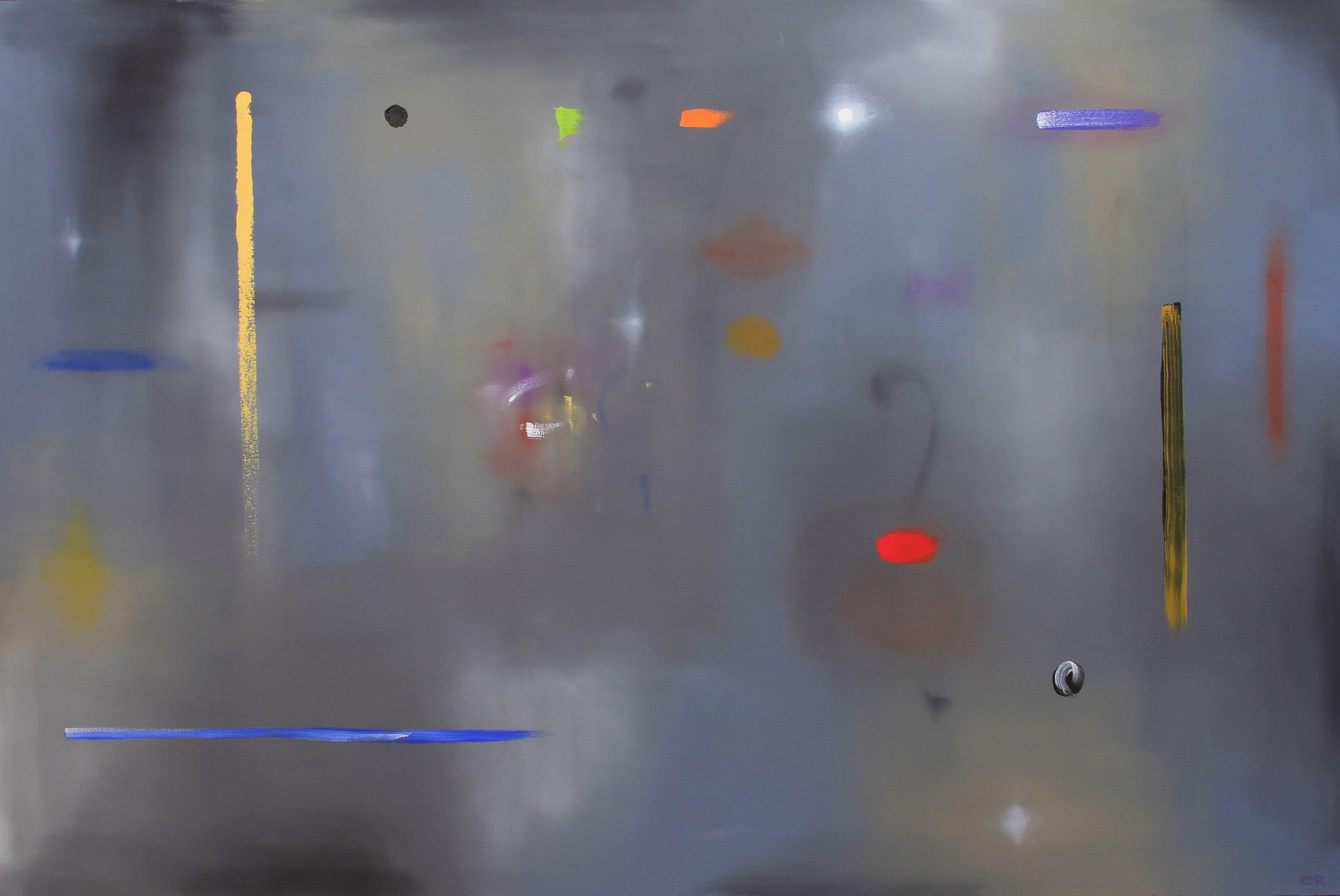 Abstract Painting di Curtis Ripley - Nightfall #8