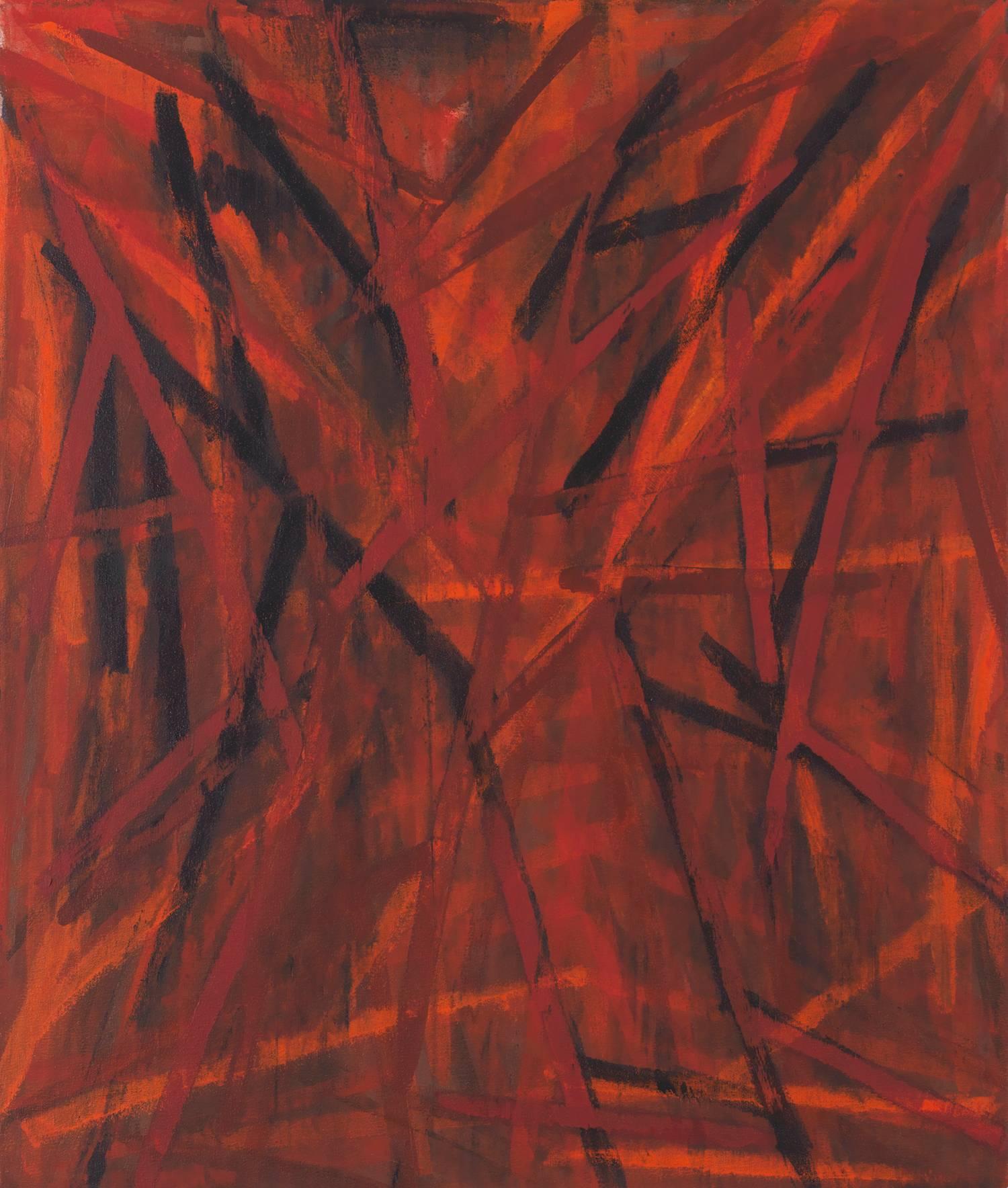 Charles Arnoldi Abstract Painting - Turn Coat