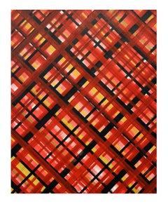Untitled (Red Grid June #1)