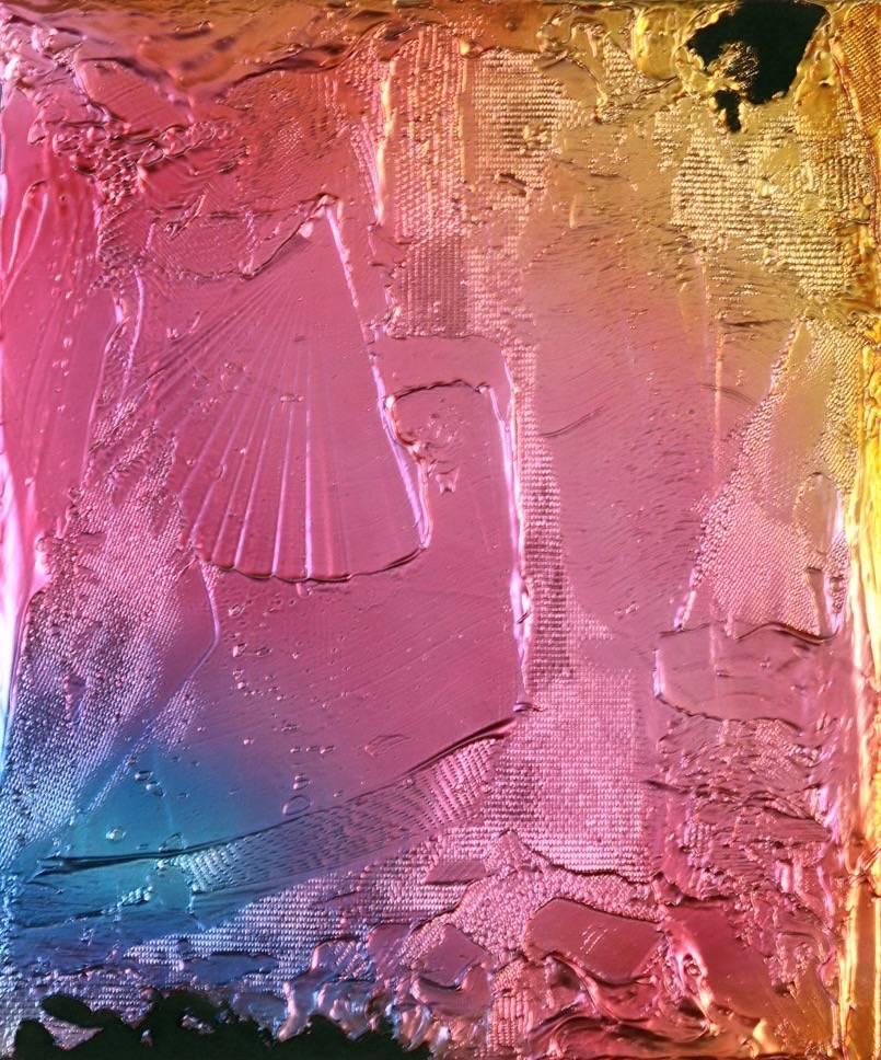 Jimi Gleason Abstract Painting - Pink Shell