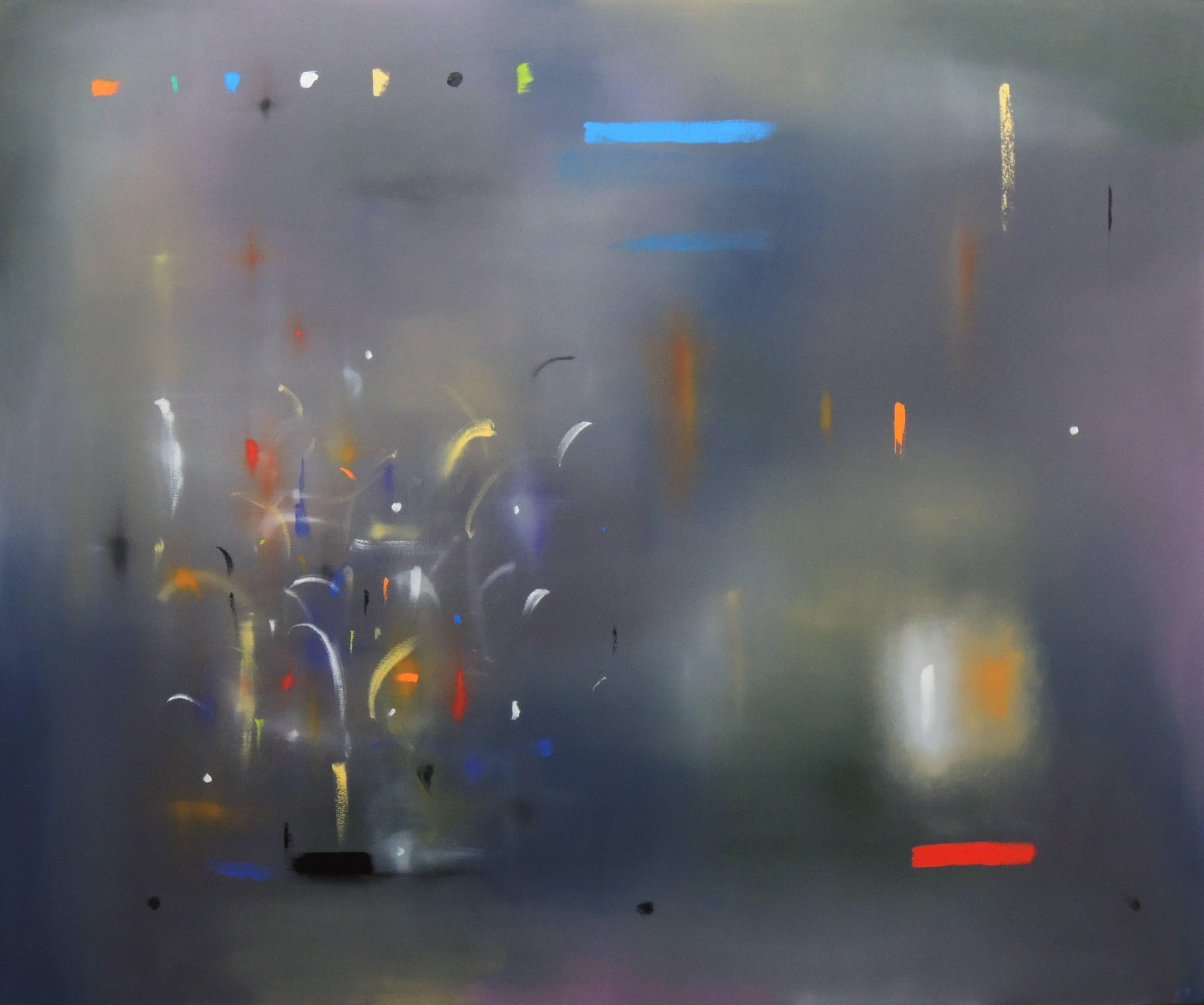 Curtis Ripley Abstract Painting - Nightfall #3
