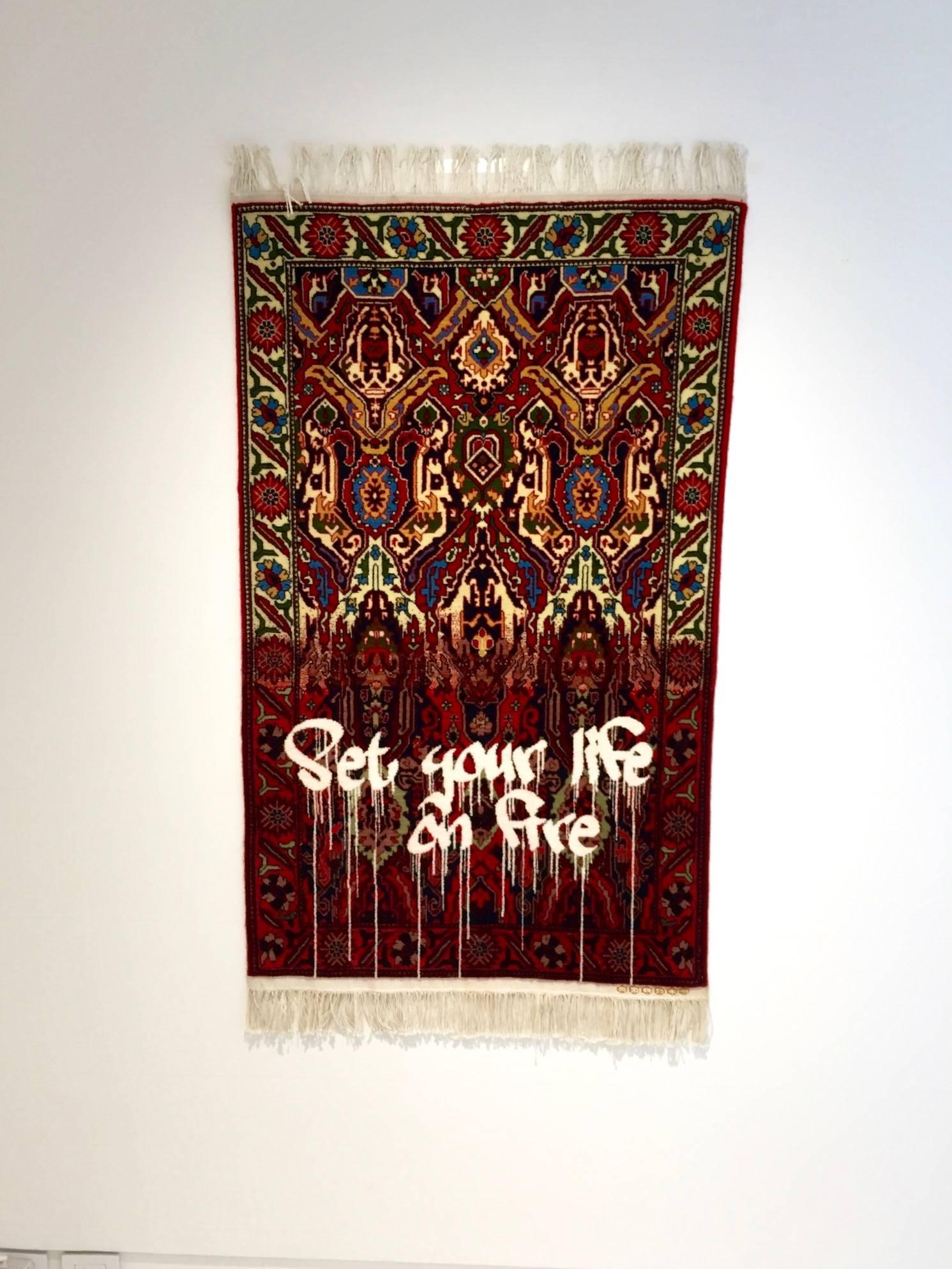 Set Your Life on Fire - Sculpture by Faig Ahmed