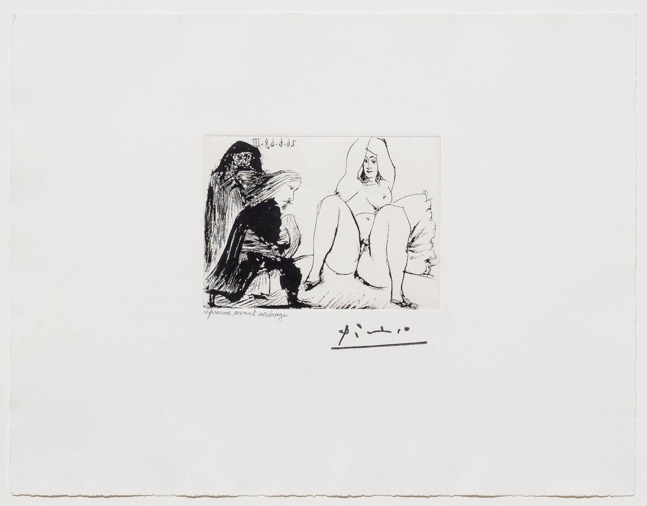 La Celestine, sa Protegee - Print by Pablo Picasso