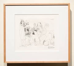 Jeune Seigneur Fantoche avec un Reitre et Deux Femmes Nues