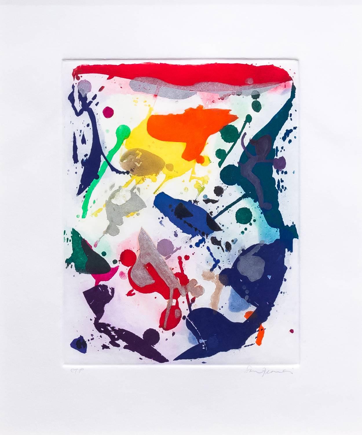 Untitled 044 - Print by Sam Francis