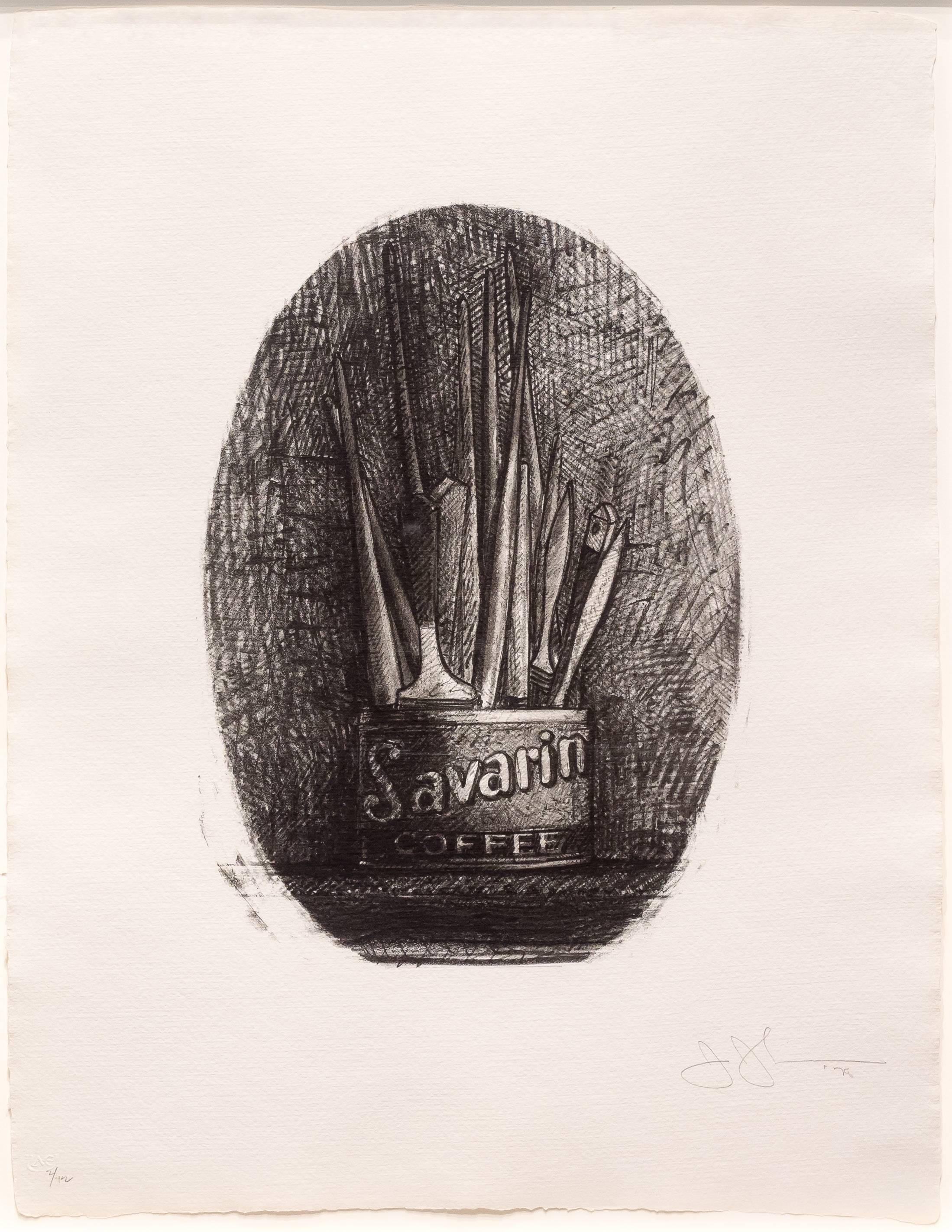Savarin 4 (Oval) - Print by Jasper Johns