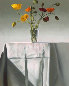 Poppies on Tablecloth