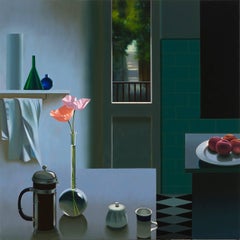 Interior with Coffee Pot and Poppies