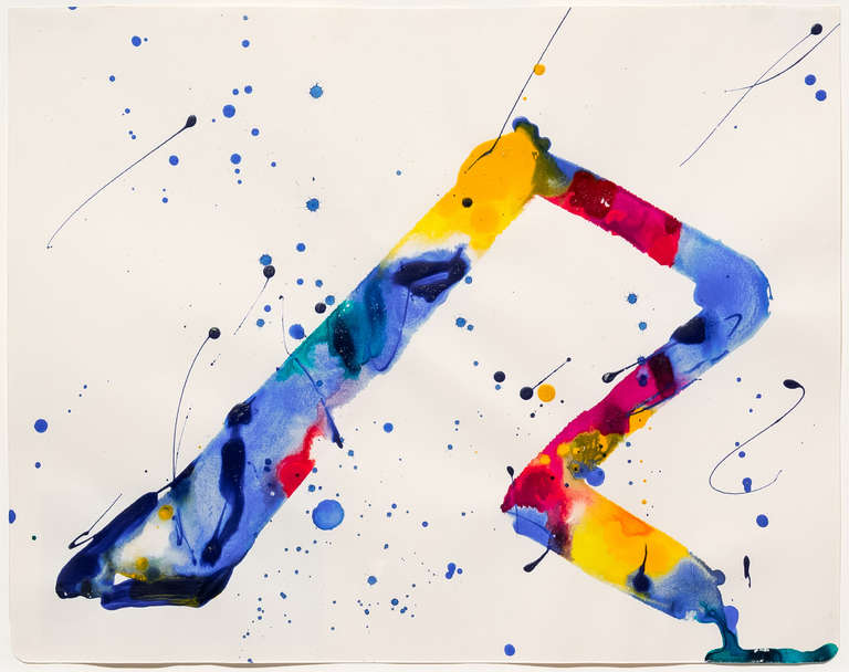 Untitled (SFT66-091) - Print by Sam Francis