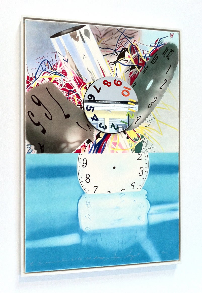 The Memory Continues but the Clock Disappears - Contemporary Print by James Rosenquist