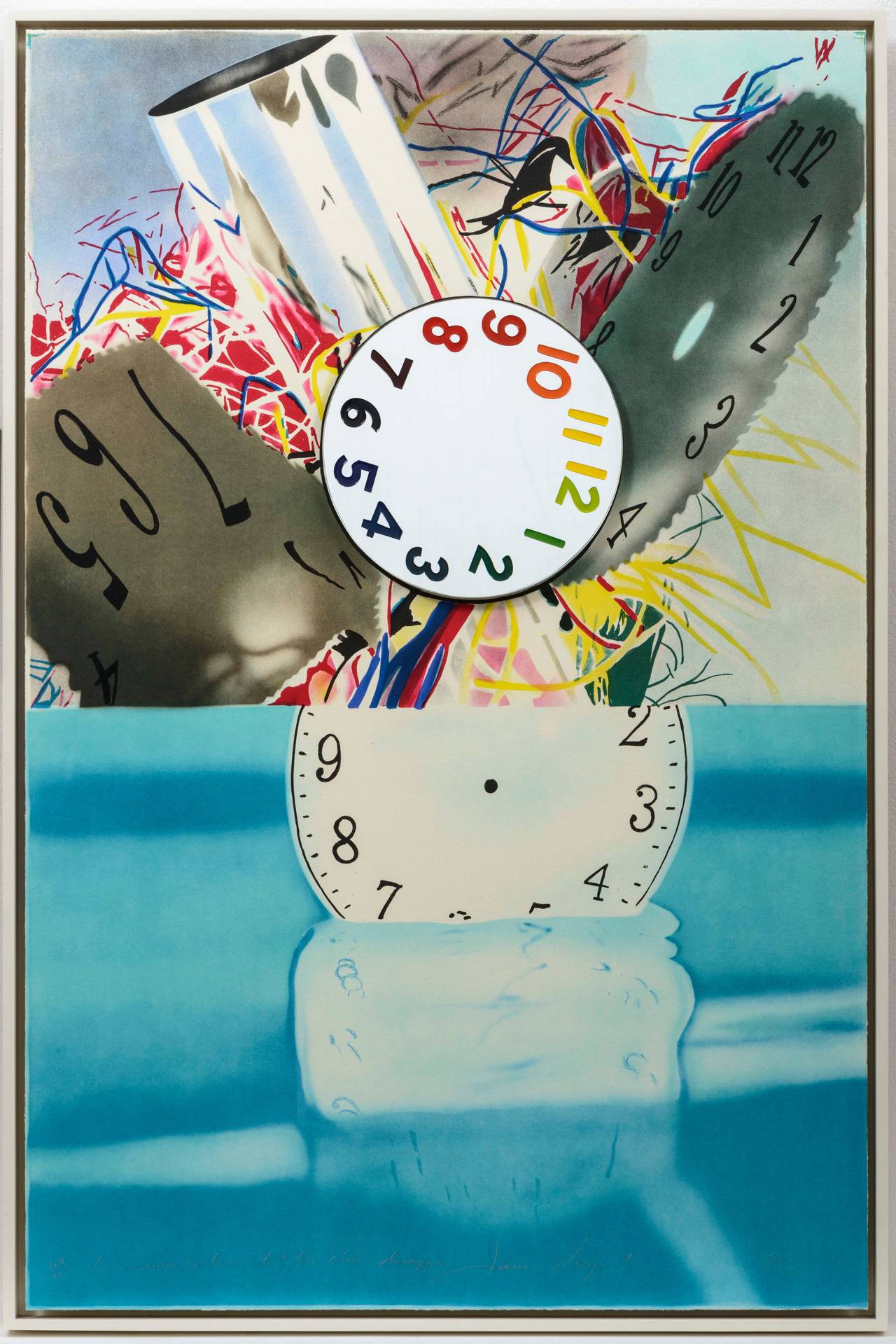 The Memory Continues but the Clock Disappears - Print by James Rosenquist