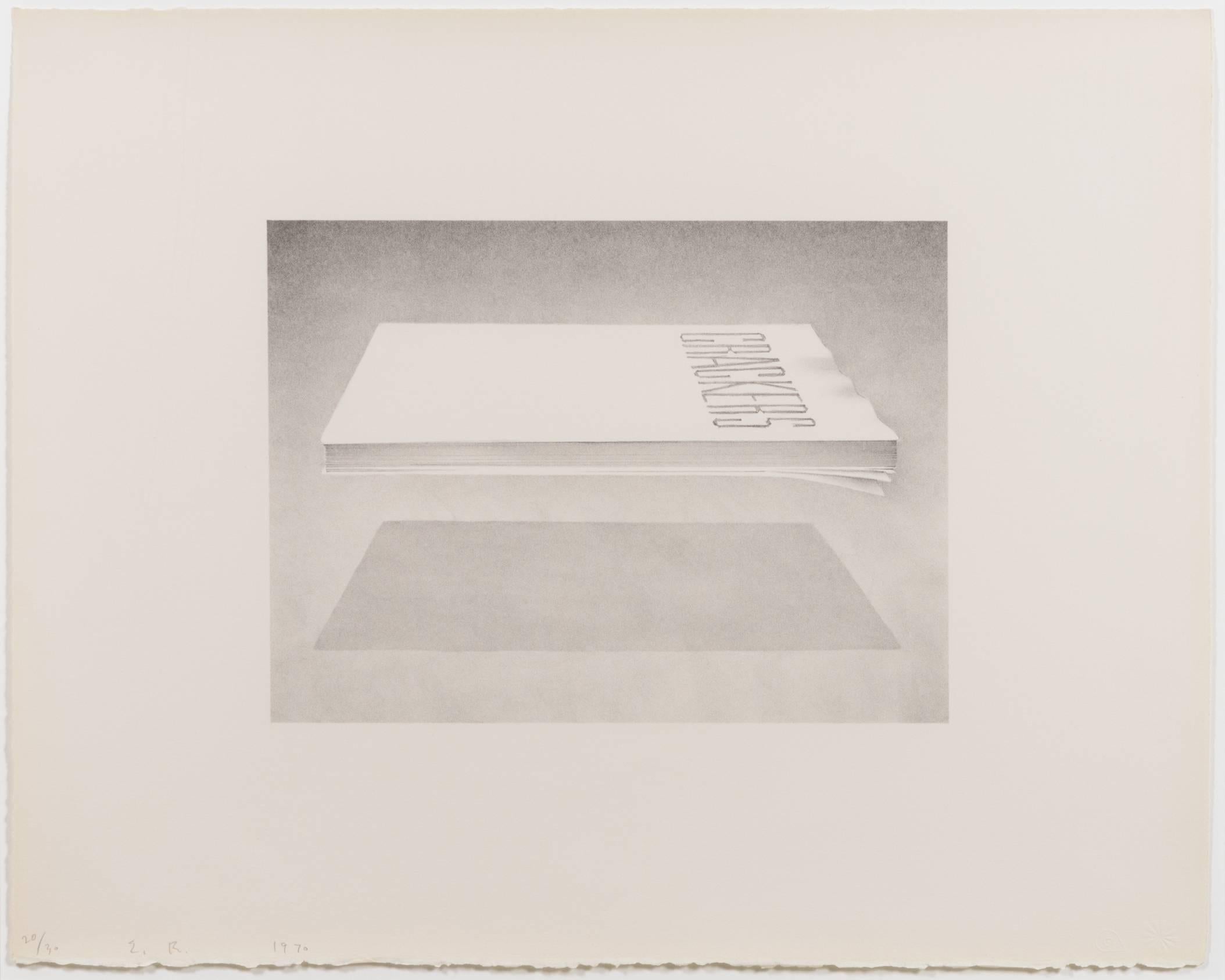 Crackers, from the Book Cover series - Print by Ed Ruscha