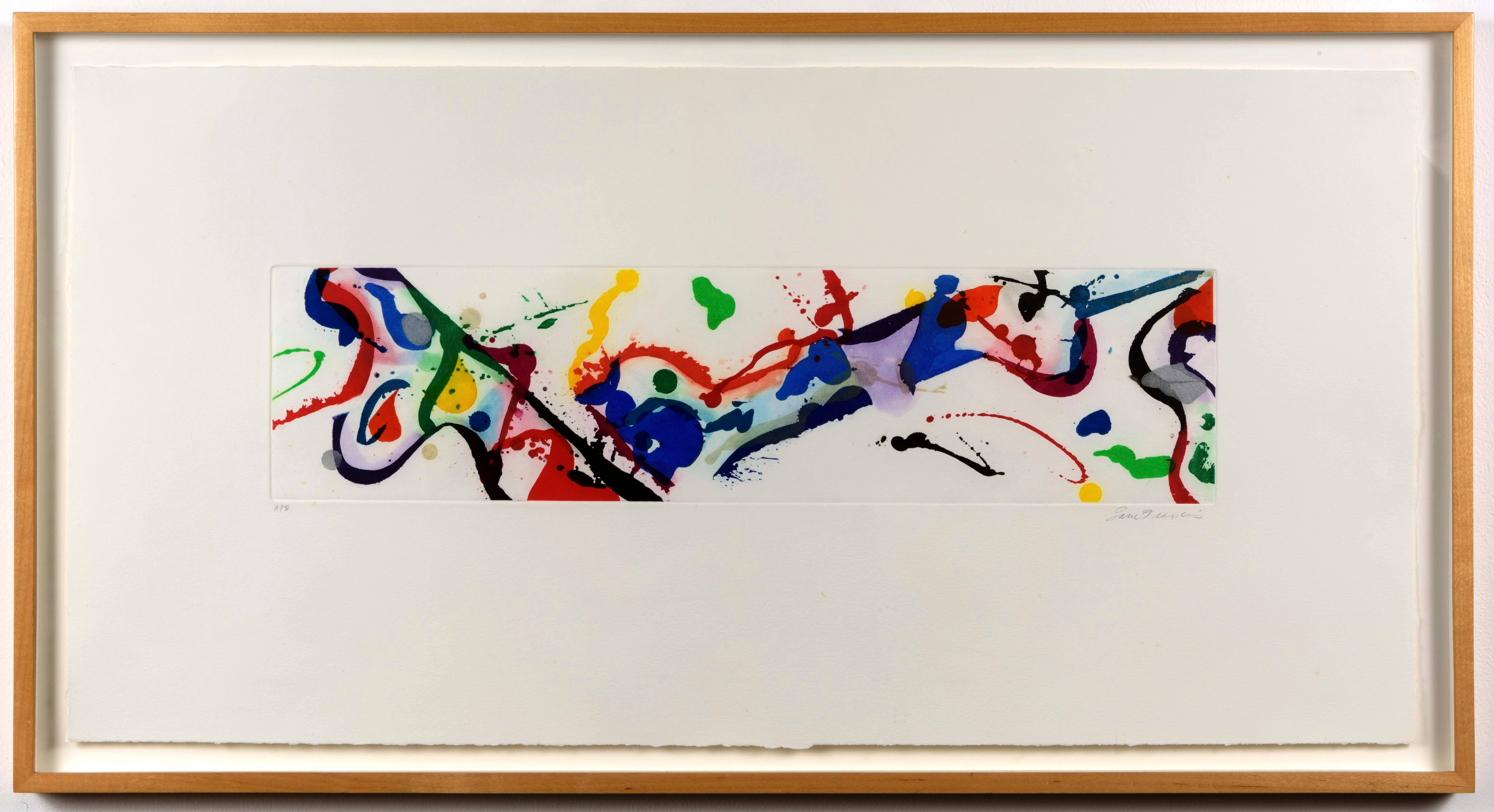 Untitled - Contemporary Print by Sam Francis