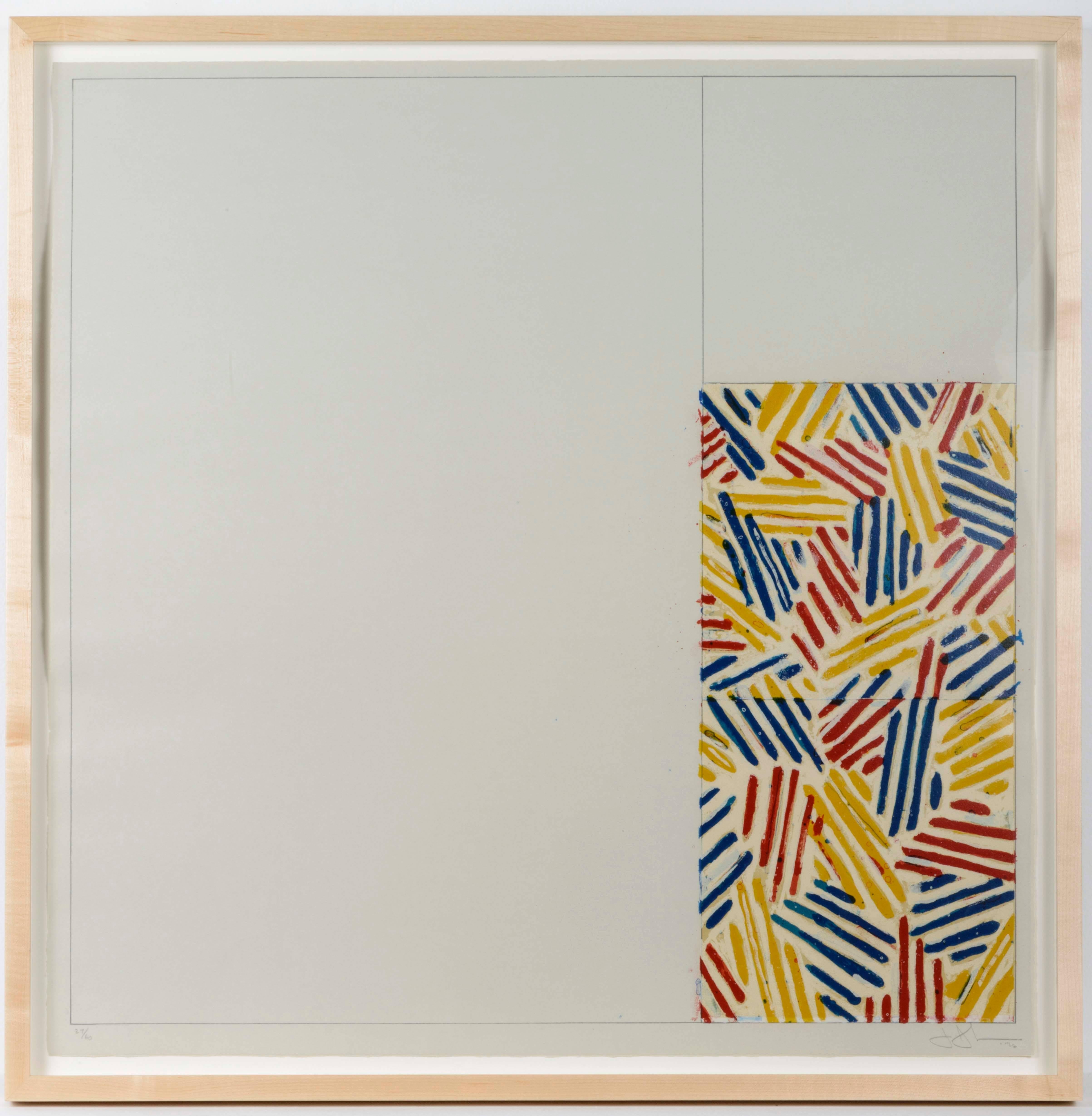 #4 (After Untitled 1975) - Contemporary Print by Jasper Johns