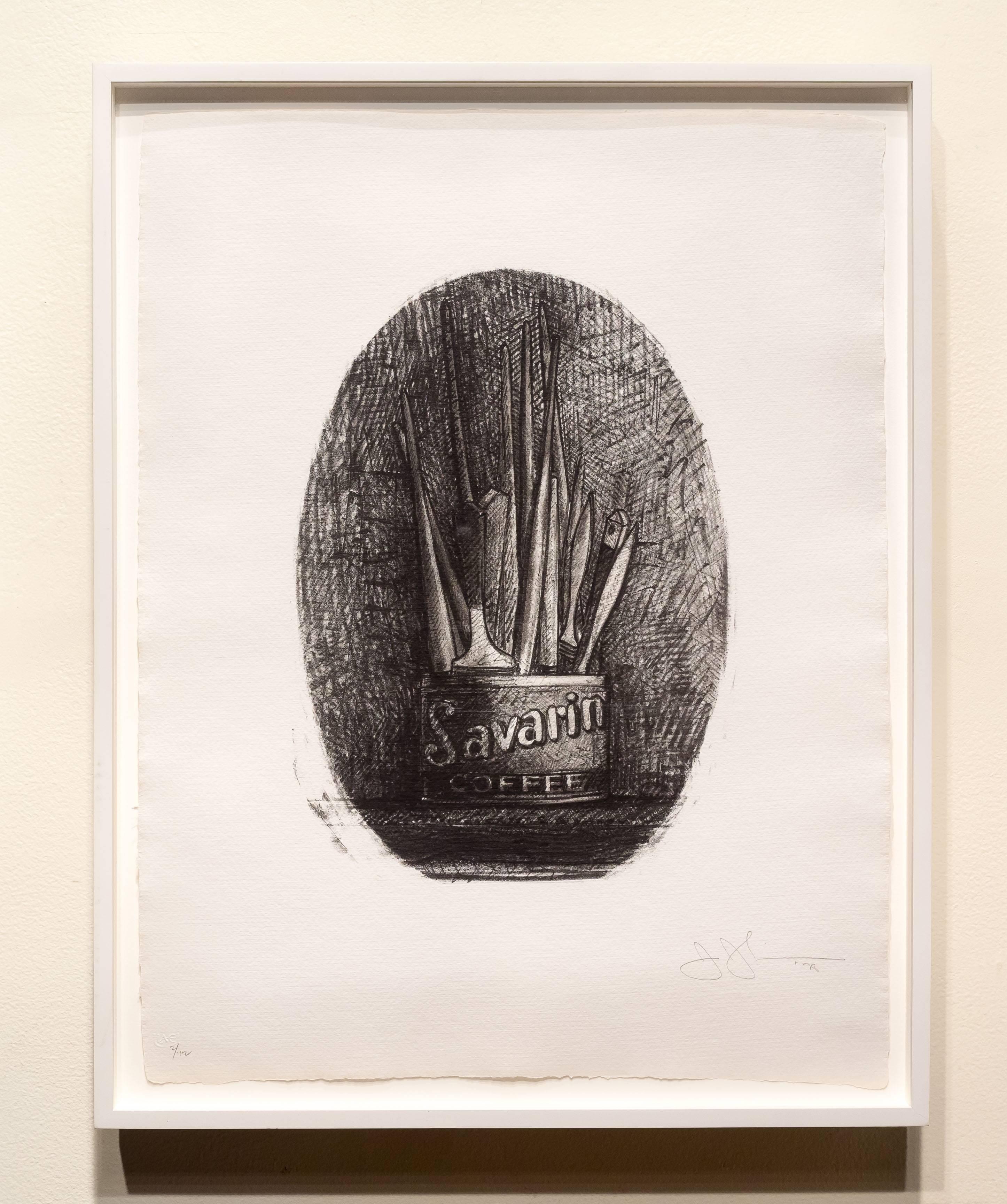 Savarin 4 (Oval) - Contemporary Print by Jasper Johns