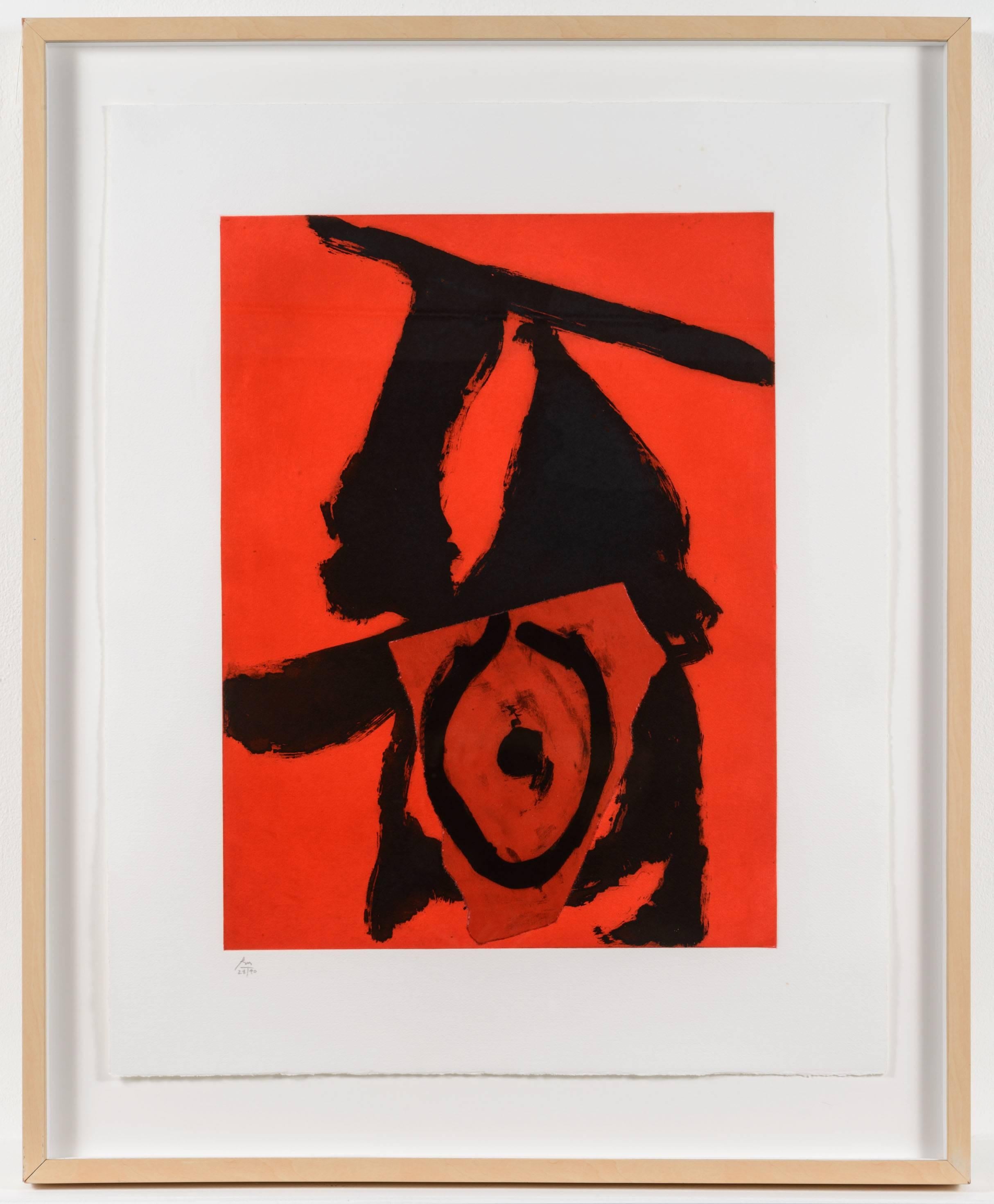 Red Queen - Contemporary Print by Robert Motherwell