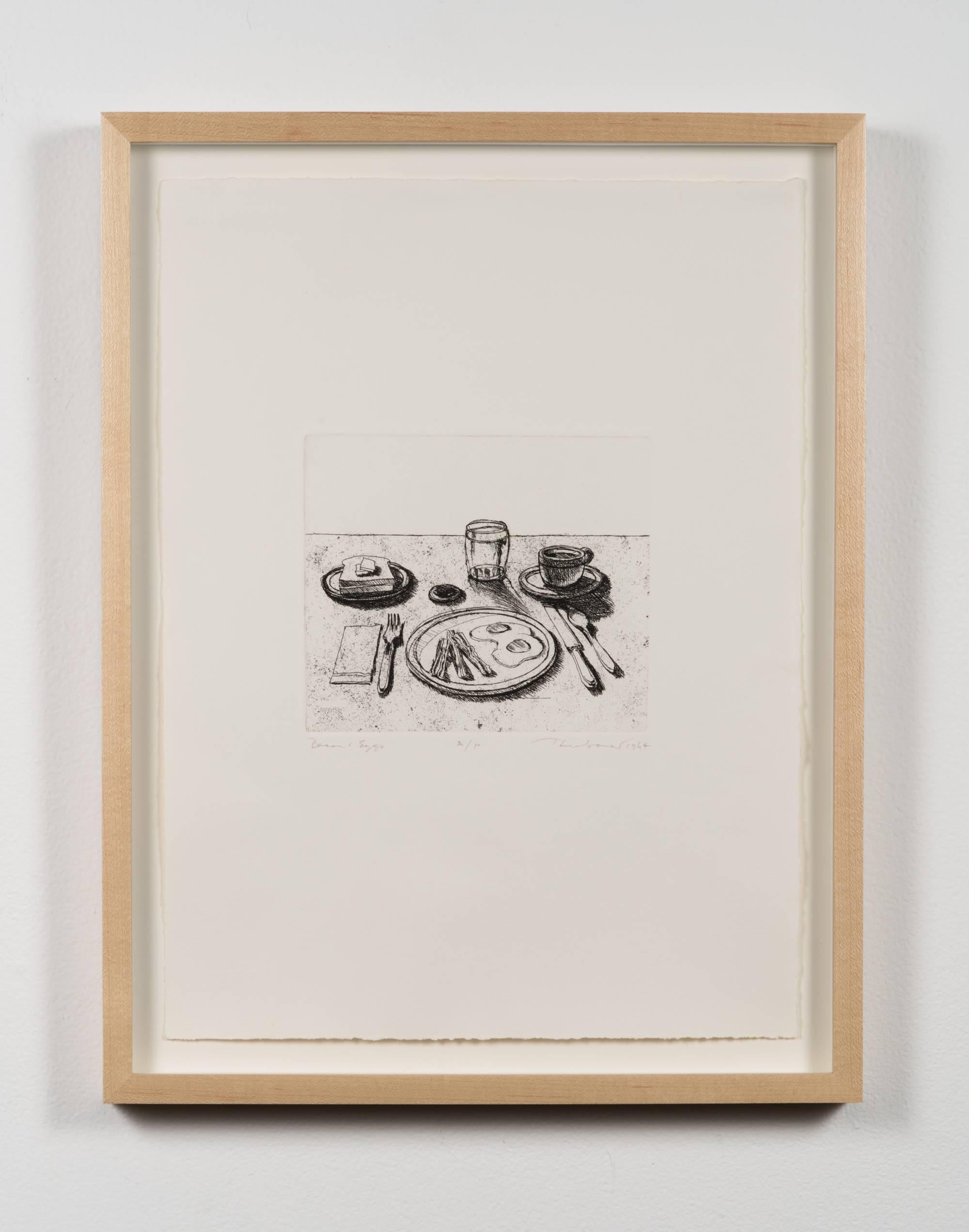 Bacon and Eggs, from Delights - Print by Wayne Thiebaud
