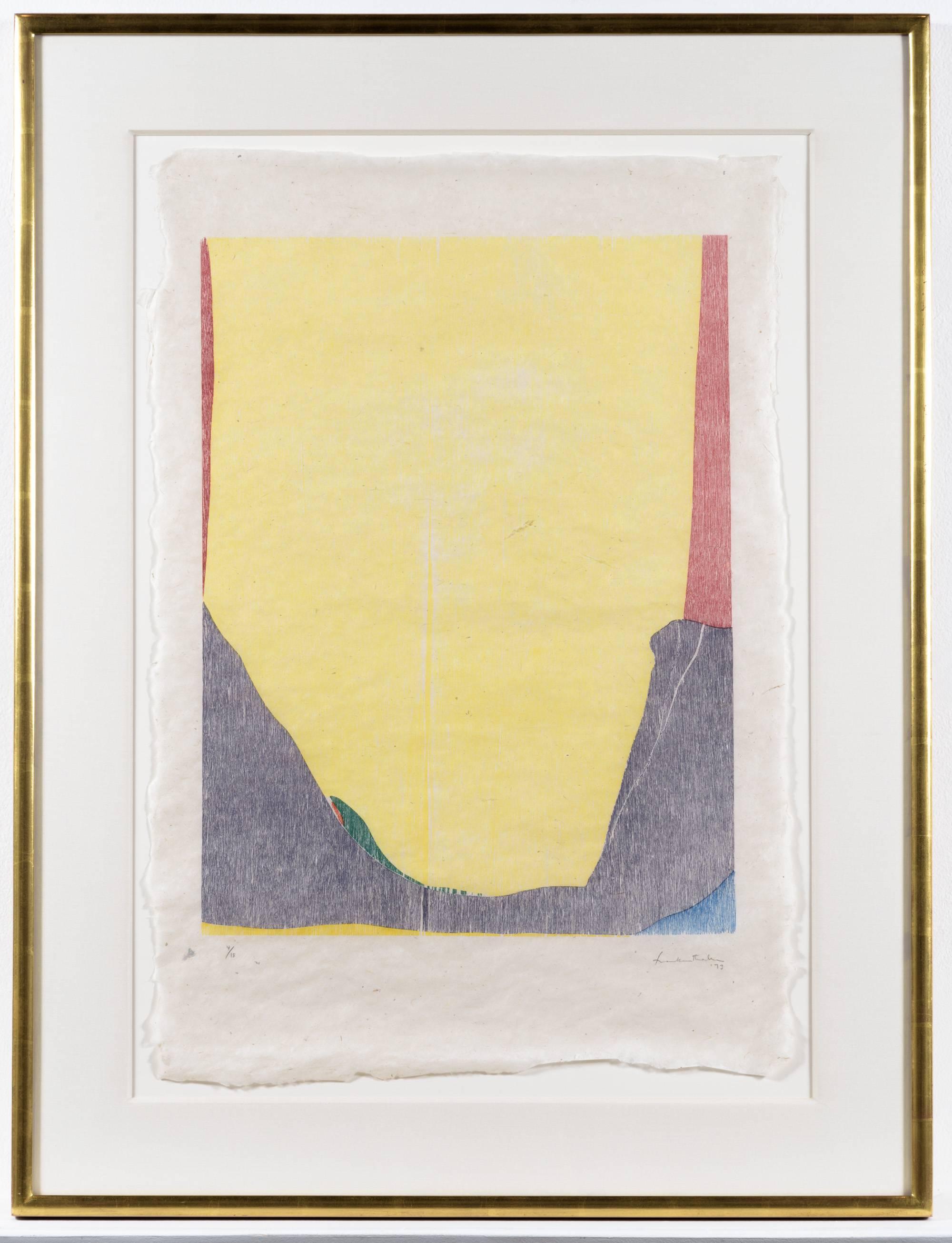 East and Beyond - Print by Helen Frankenthaler