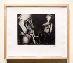 Homme avec Deux Femmes Nues