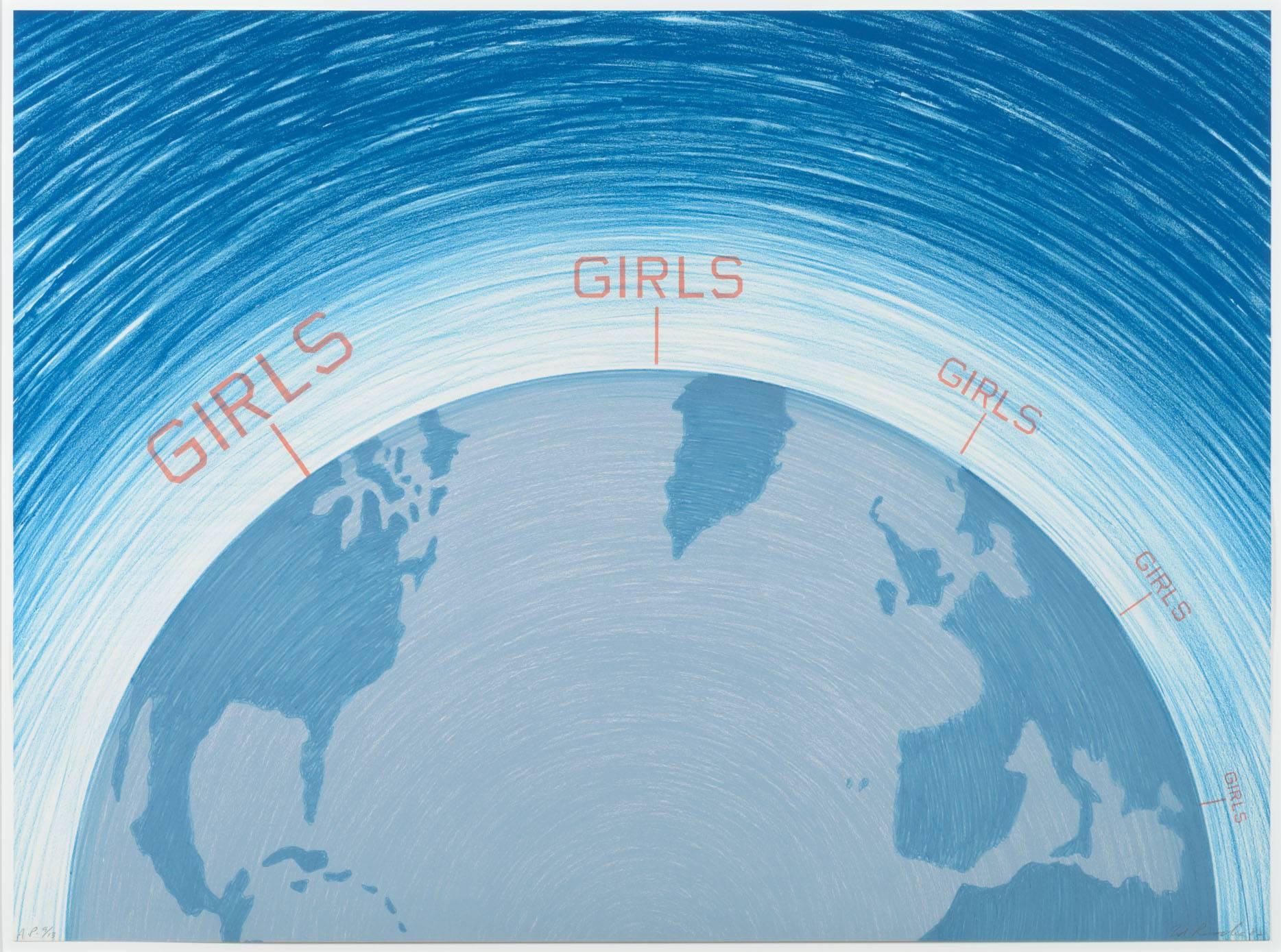 Girls, from the World Series - Print by Ed Ruscha