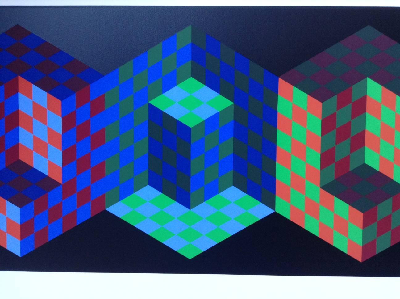 Mural du Canada - Print by Victor Vasarely