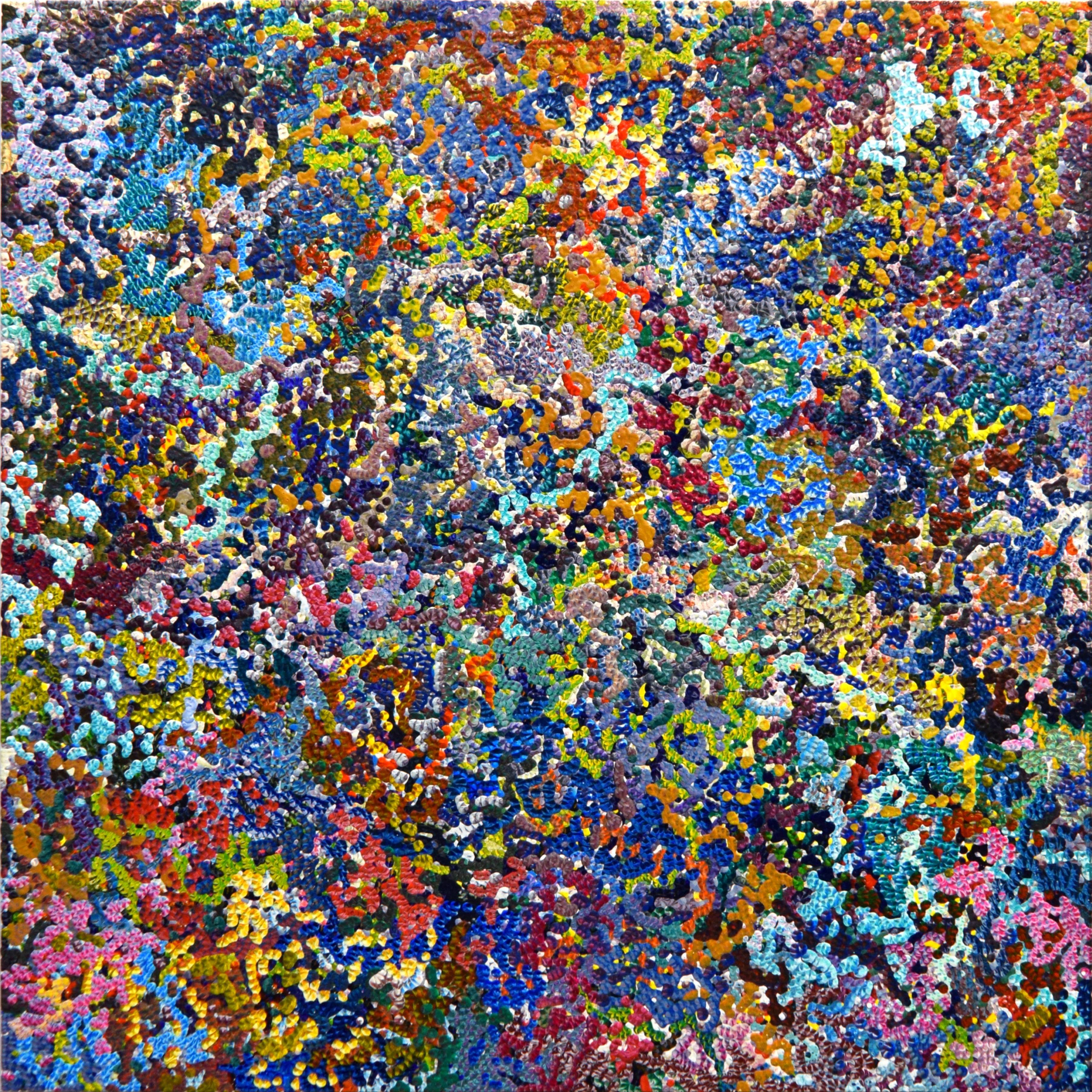 Gregory Hayes Abstract Painting - 1st Amalgamation