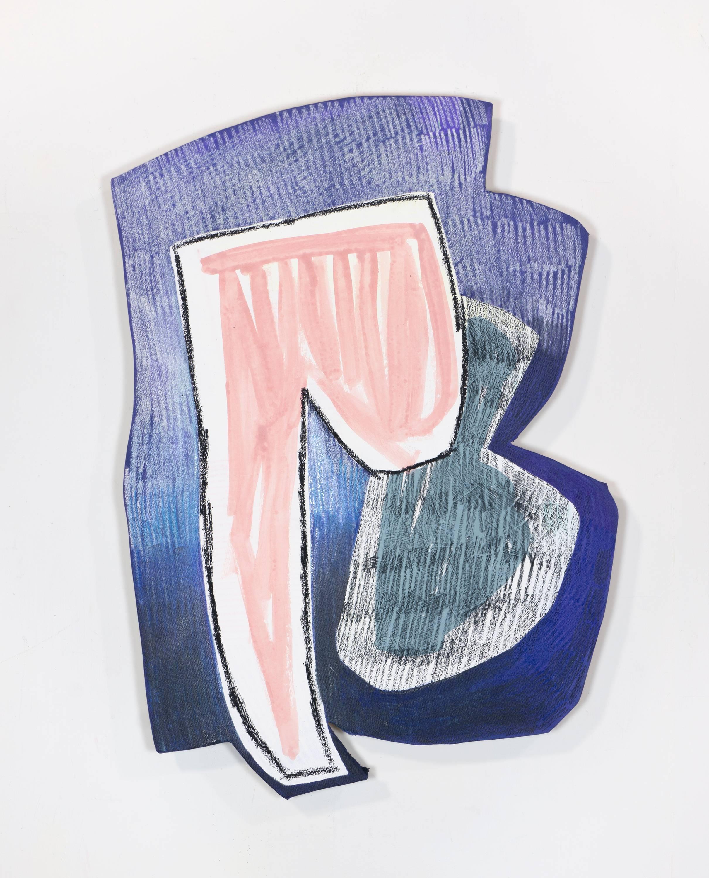 Justine Hill Abstract Painting - Misfit 15