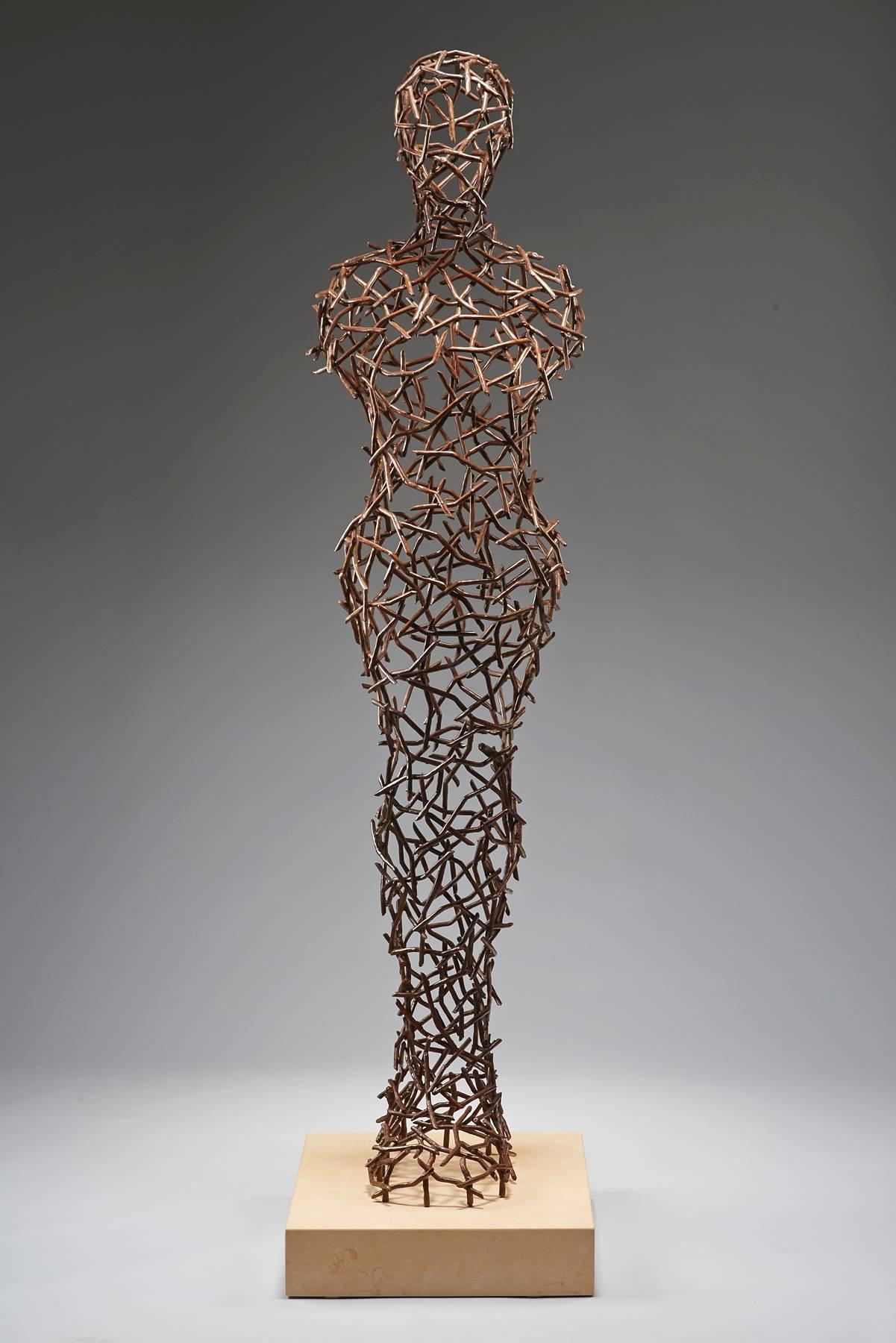 Tor Archer Figurative Sculpture - Amongst the Twigs II