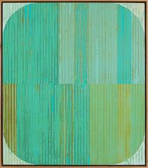 Oval with Aqua