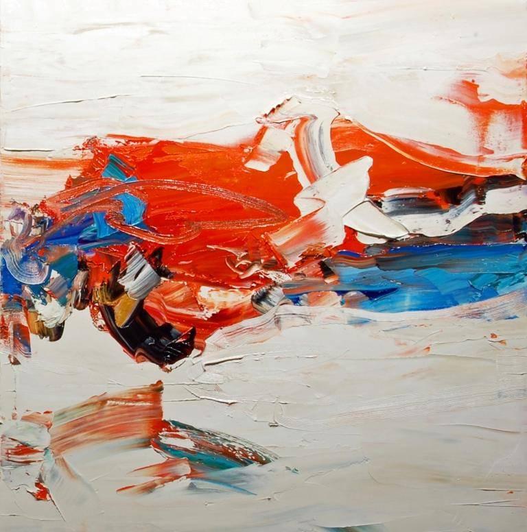 Abstract Painting Chris Hayman - « Over the Prairies II »