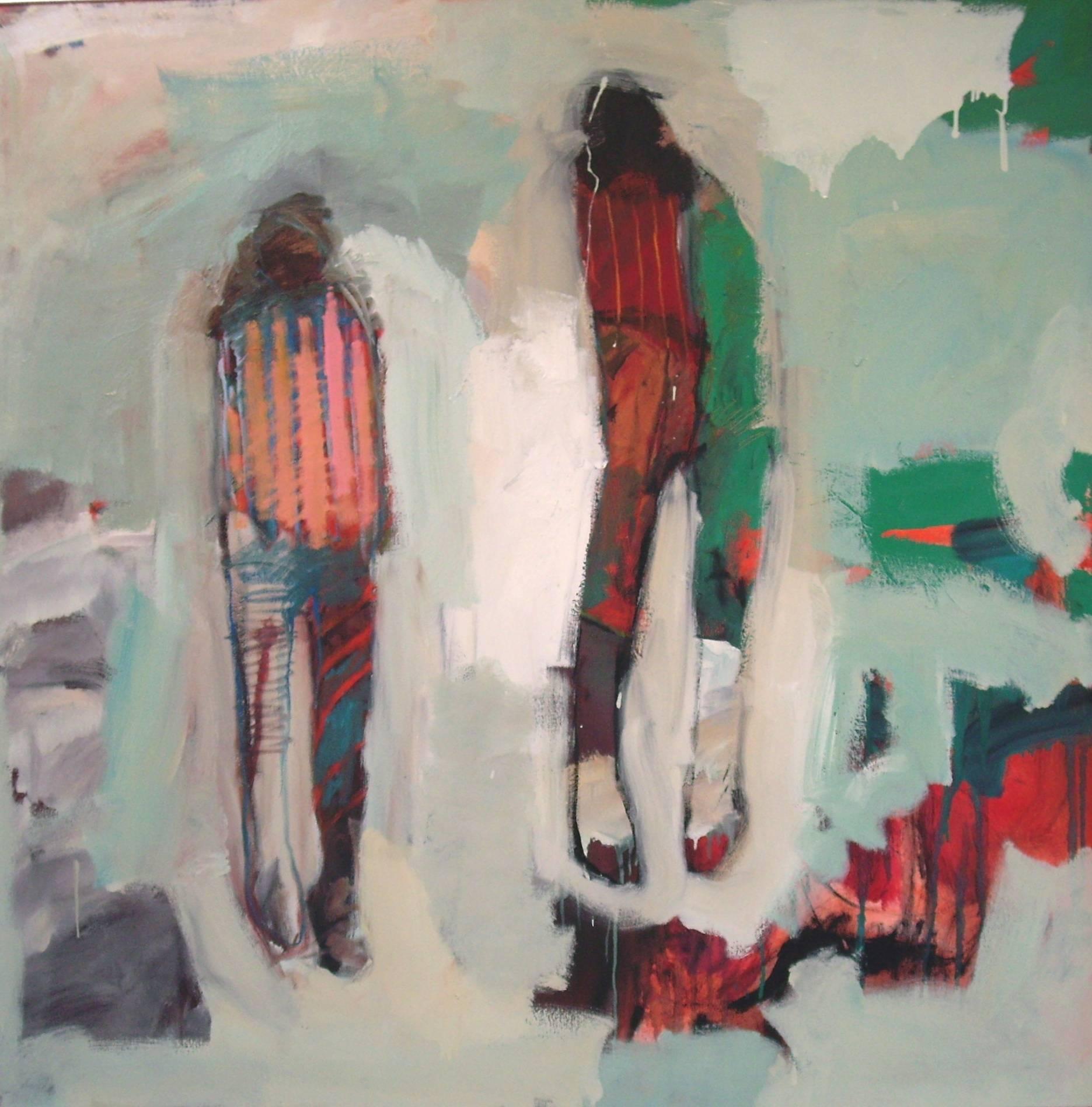 Chris Gwaltney Figurative Painting - Bend Don't Break