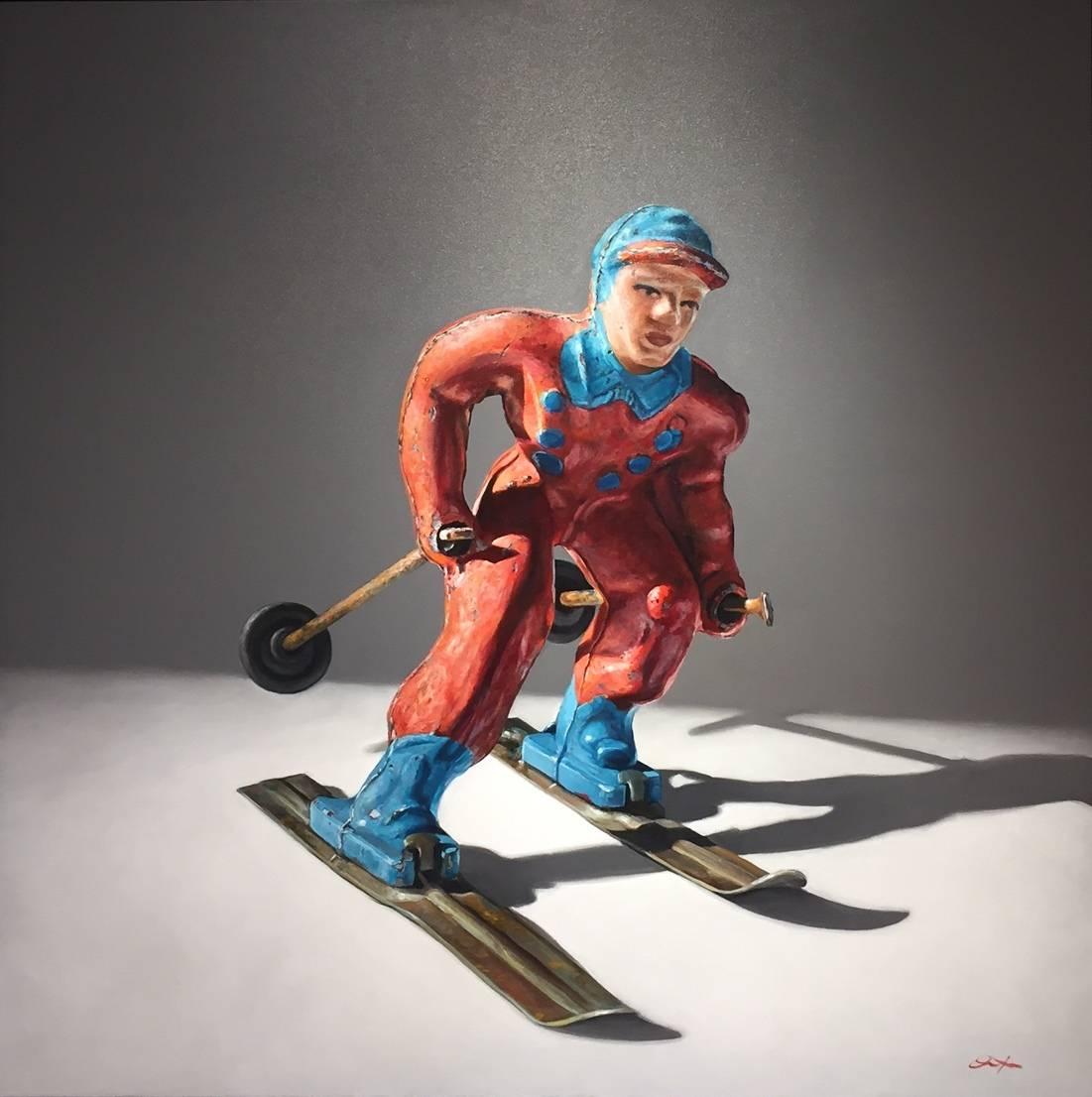 Brad Overton Still-Life Painting - Red Rider