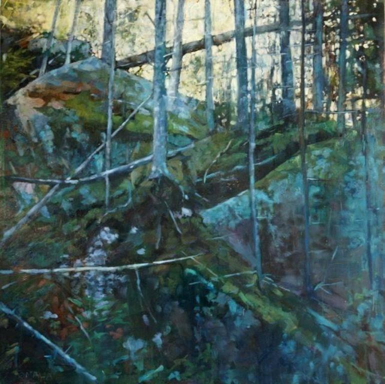 Carol O'Malia Landscape Painting - Into the Notch