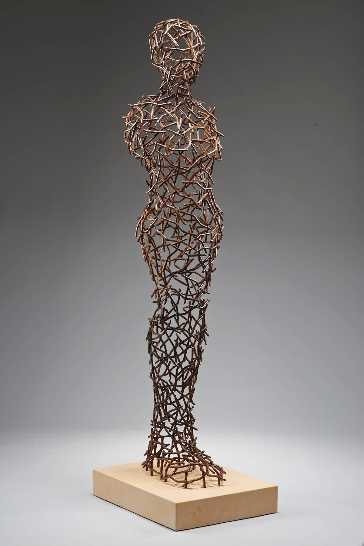 Amongst the Twigs II - Sculpture by Tor Archer